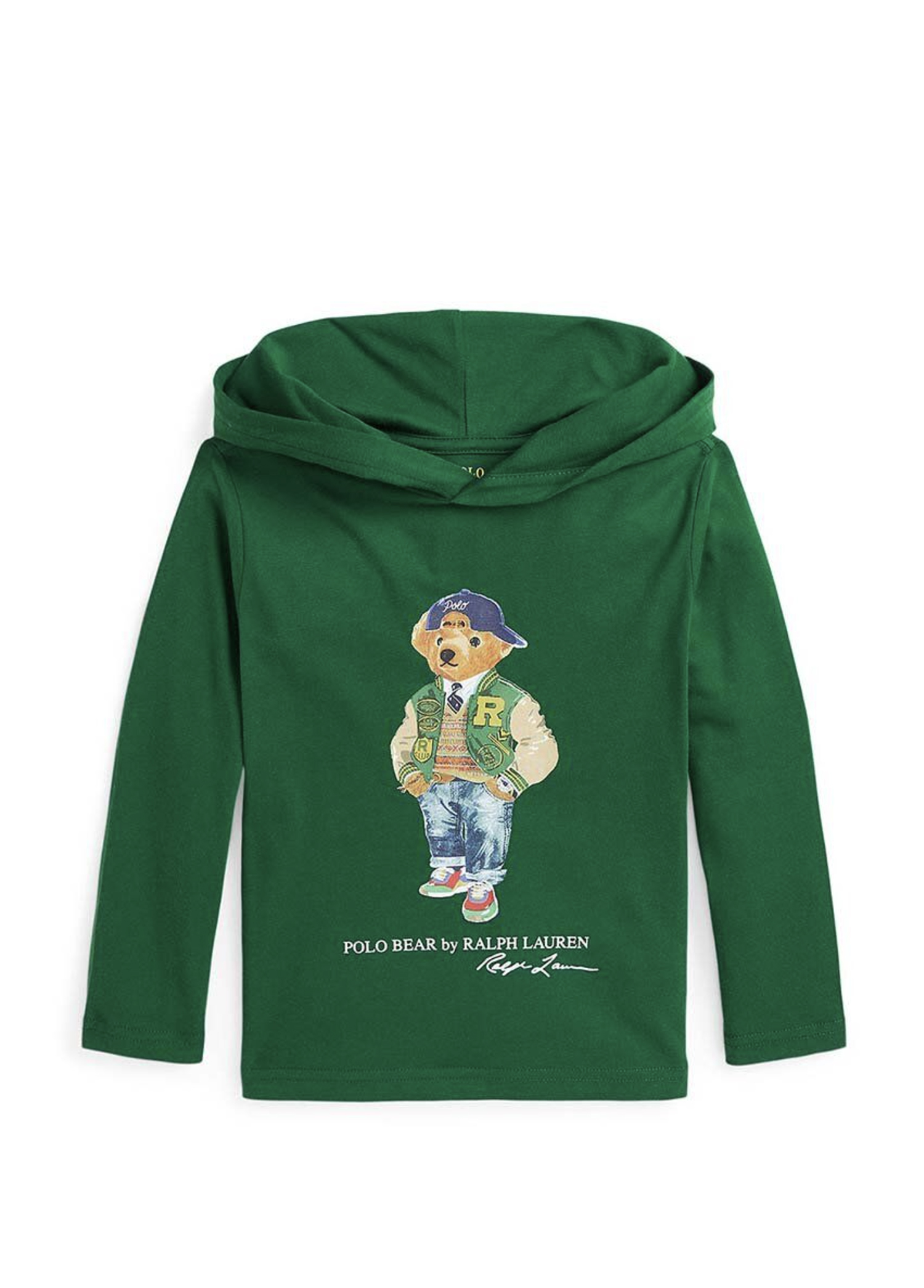 Yeşil Erkek Çocuk Kapüşonlu Sweatshirt