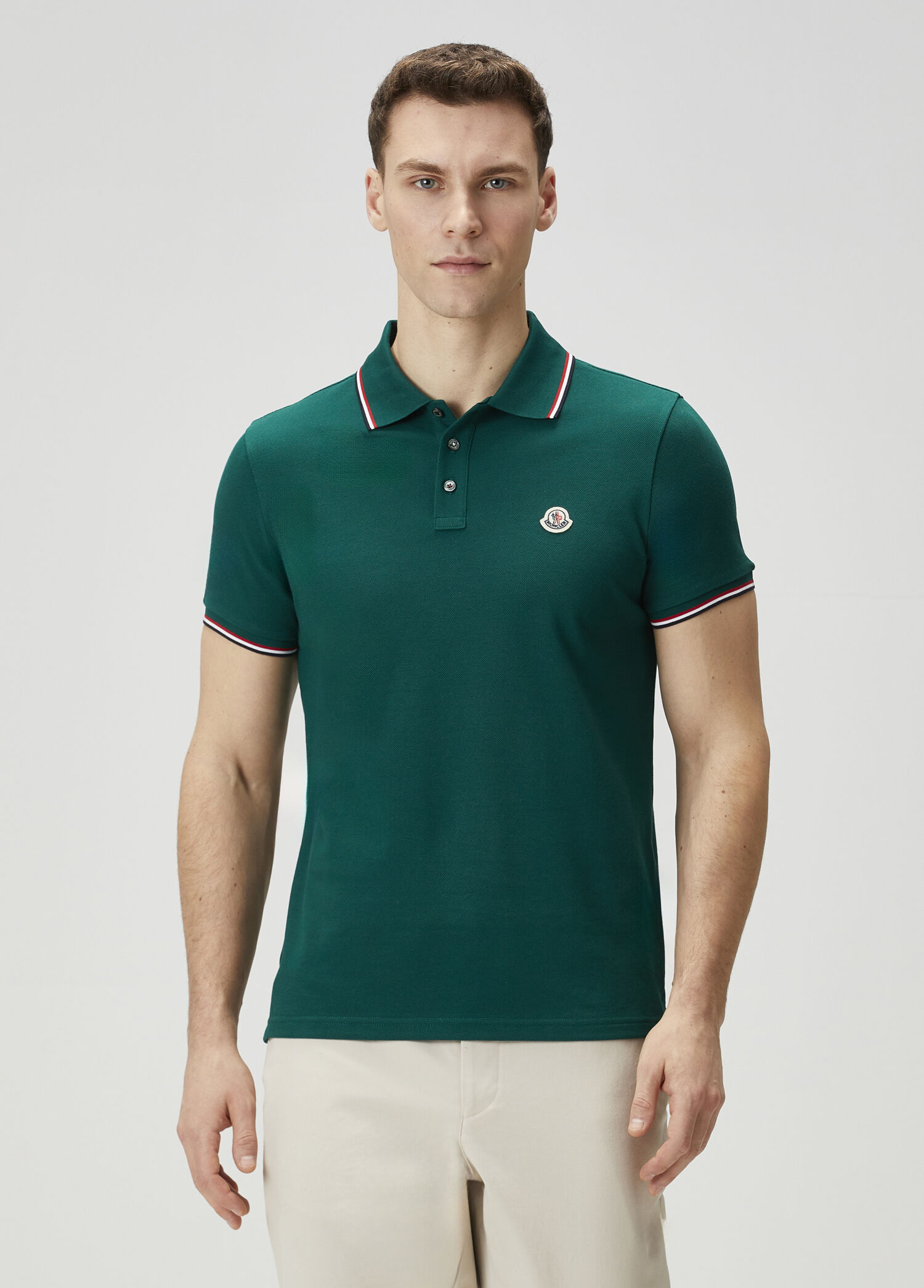 Moncler Koyu Yeşil Erkek Koyu Yeşil Polo Yaka T-shirt 1892890 | Beymen