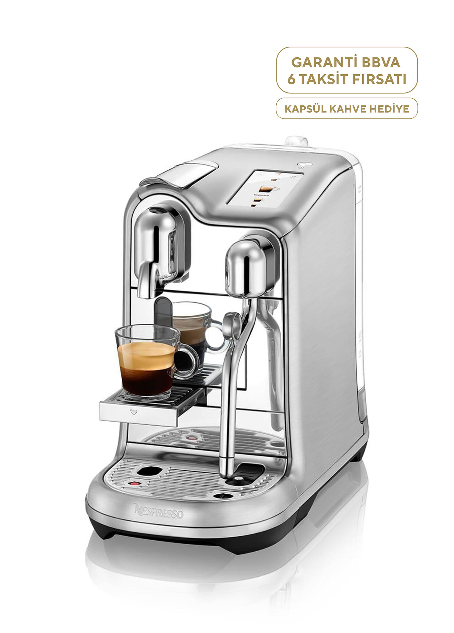 J620 Creatista Pro Kapsüllü Gümüş Kahve Makinesi