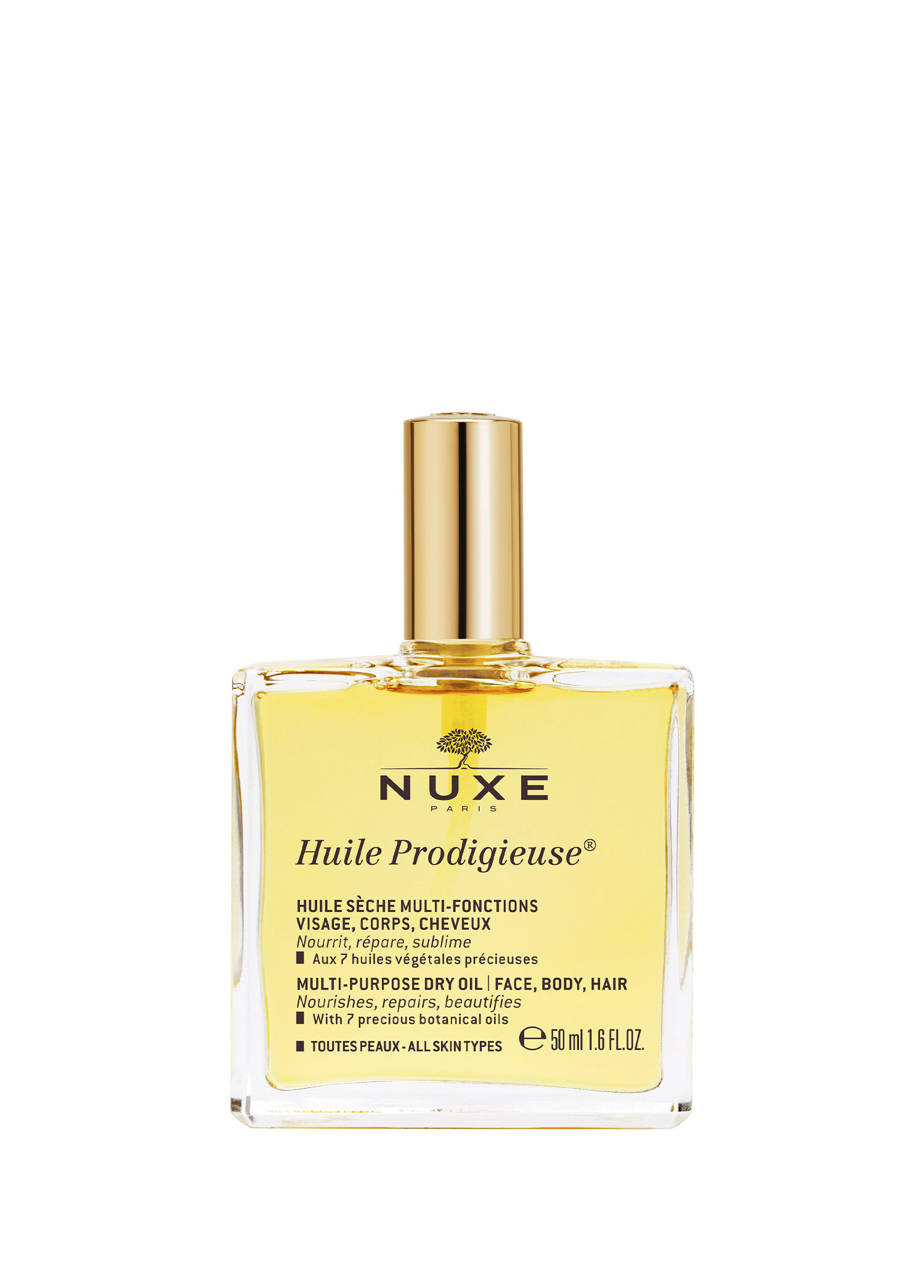 Huile Prodigituse Yüz Vücut ve Saç İçin Nemlendirici Kuru Yağ 50 ml