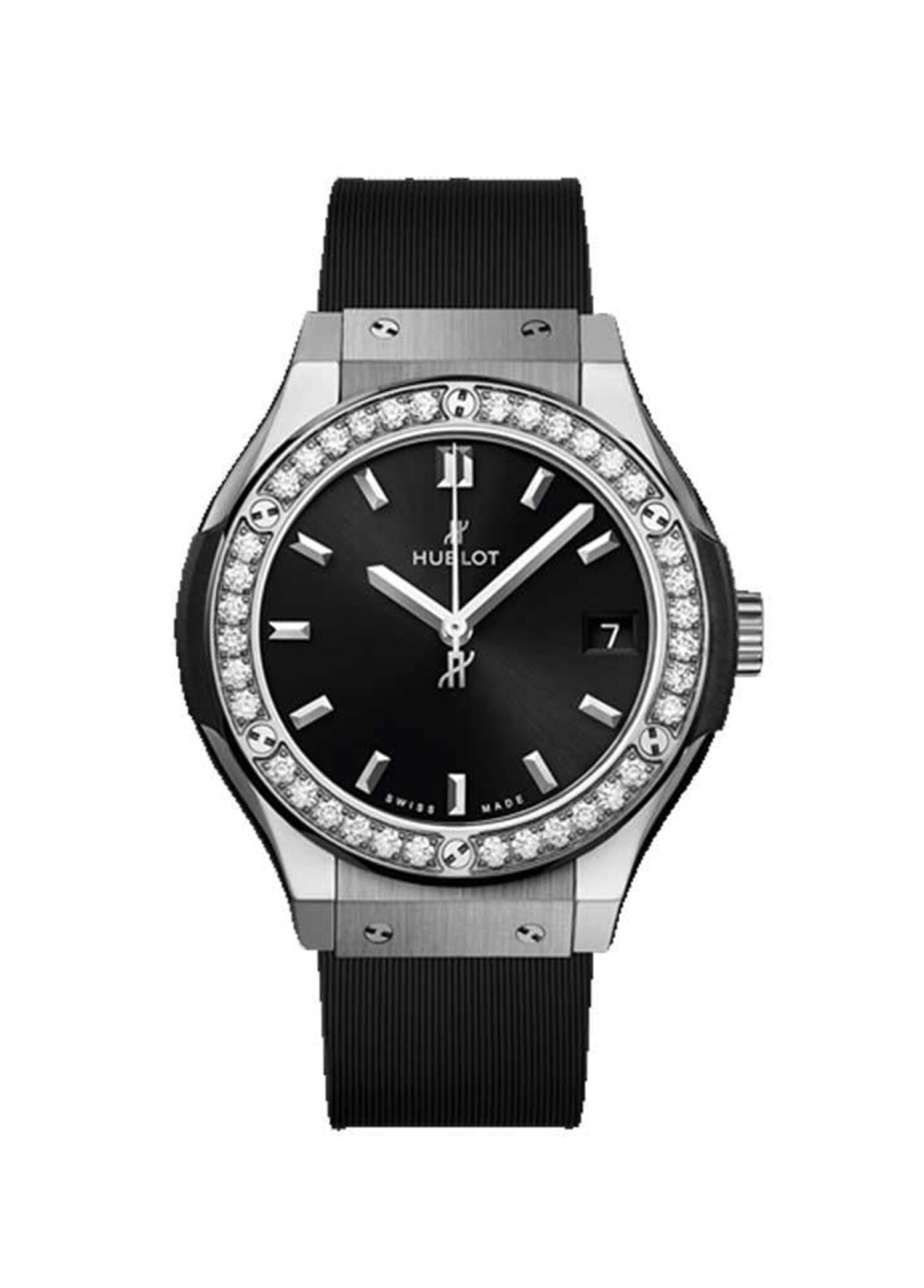 Classic Fusion Titanyum Diamonds Saat