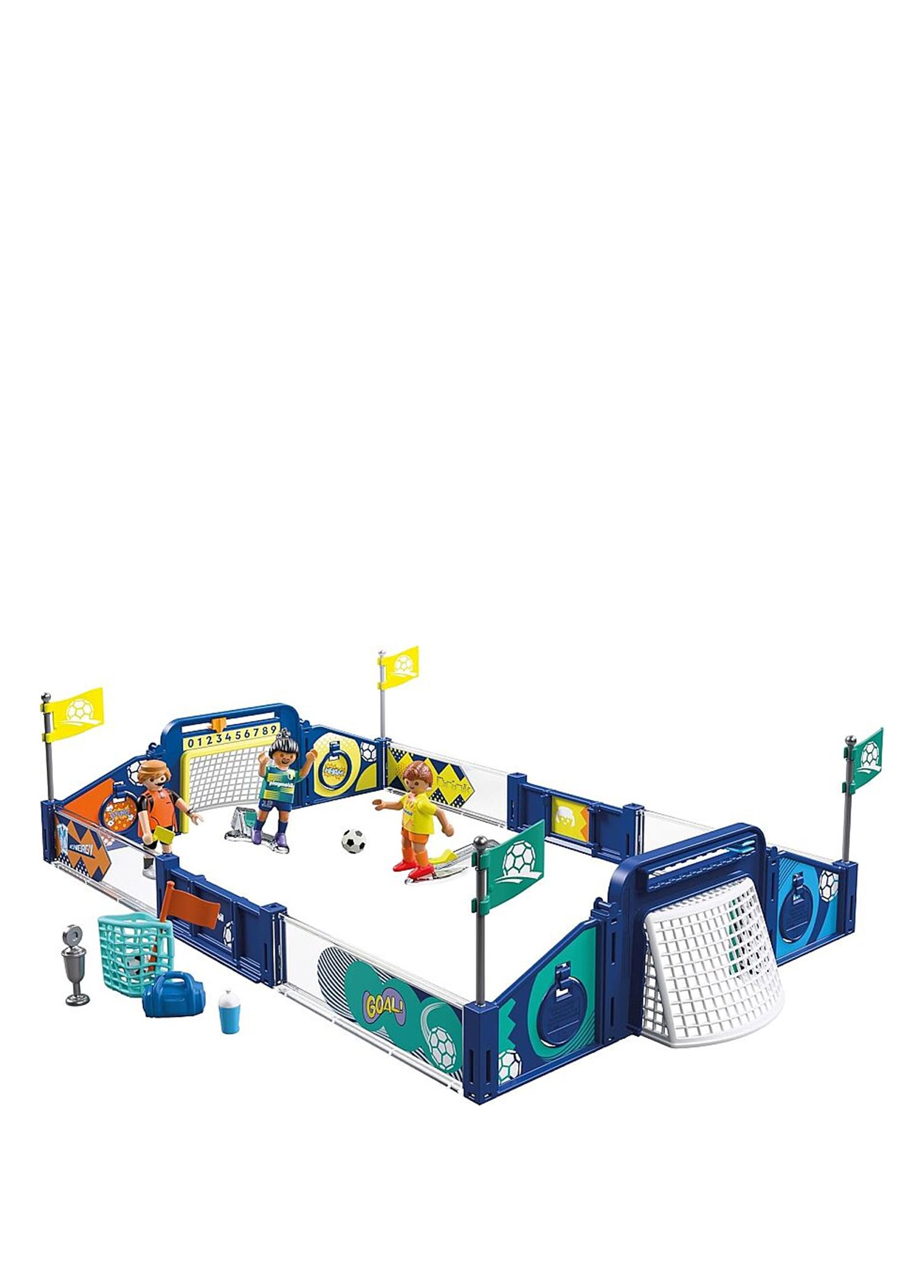 Playmobil サッカー シリーズ まとめ売り Playmobil - Soccer Arena Oyun Seti 72056 - Çok Renkli