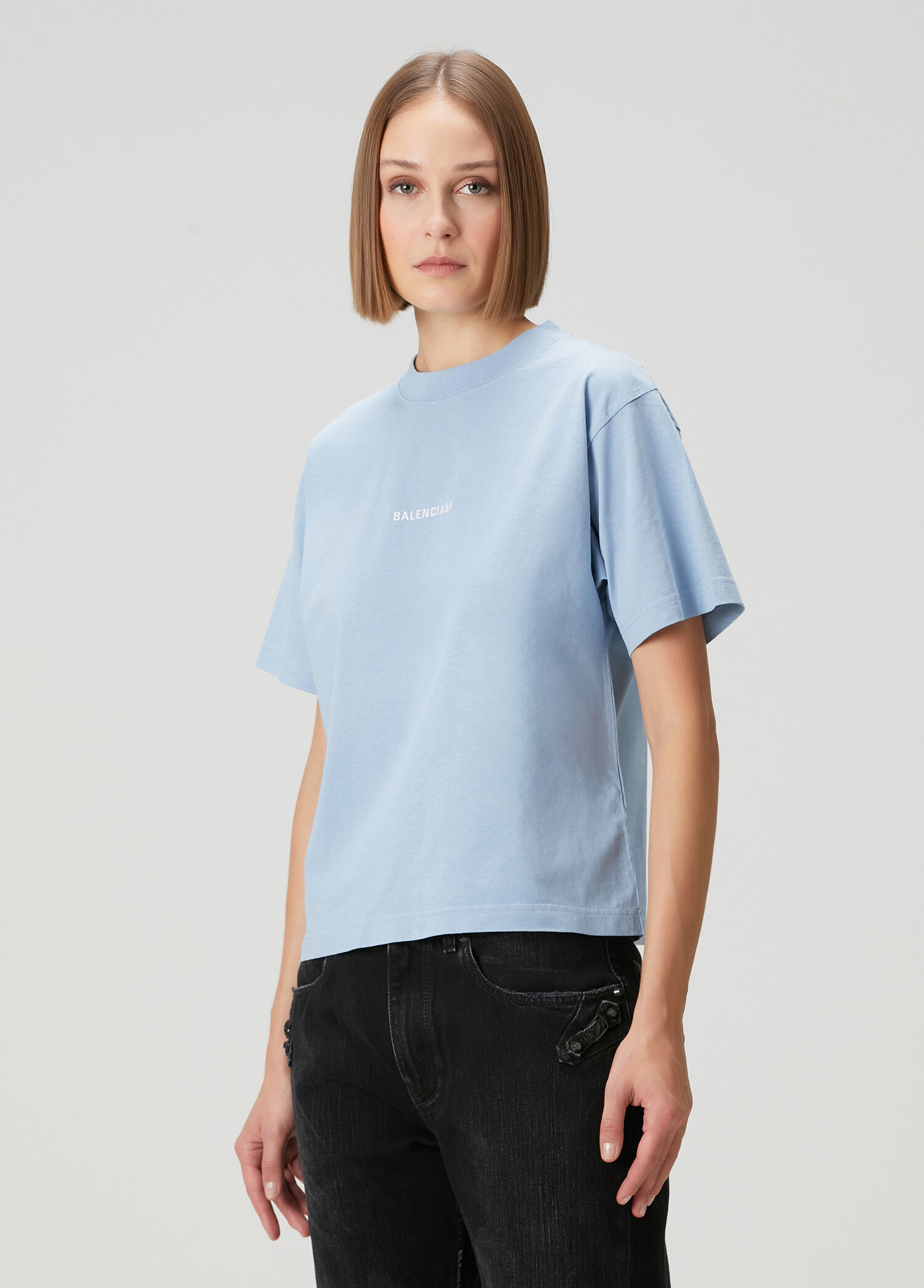Balenciaga Açık Mavi Kadın Mavi T-shirt 1887326 | Beymen