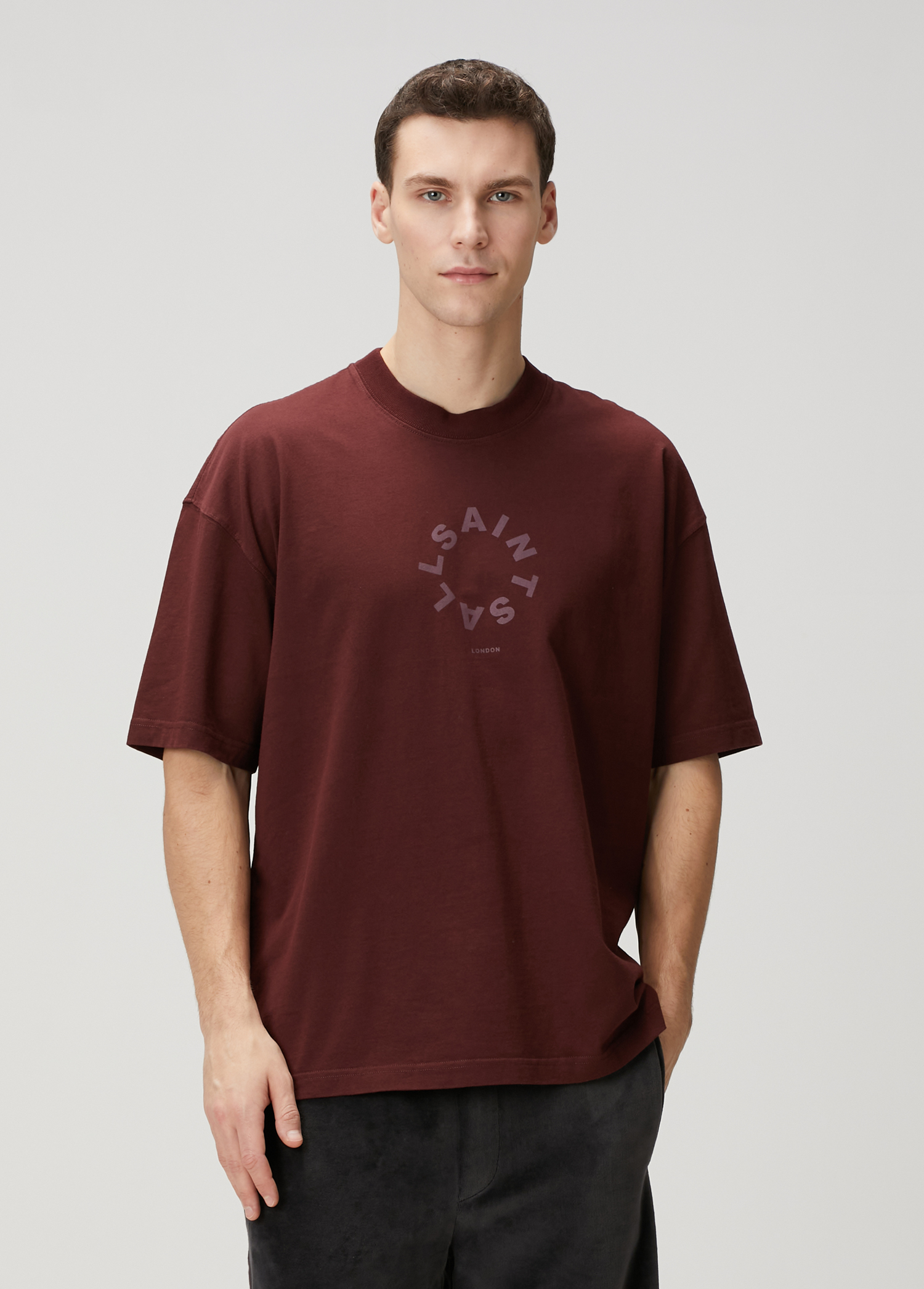 Tierra Bordo Organik Pamuk T-shirt