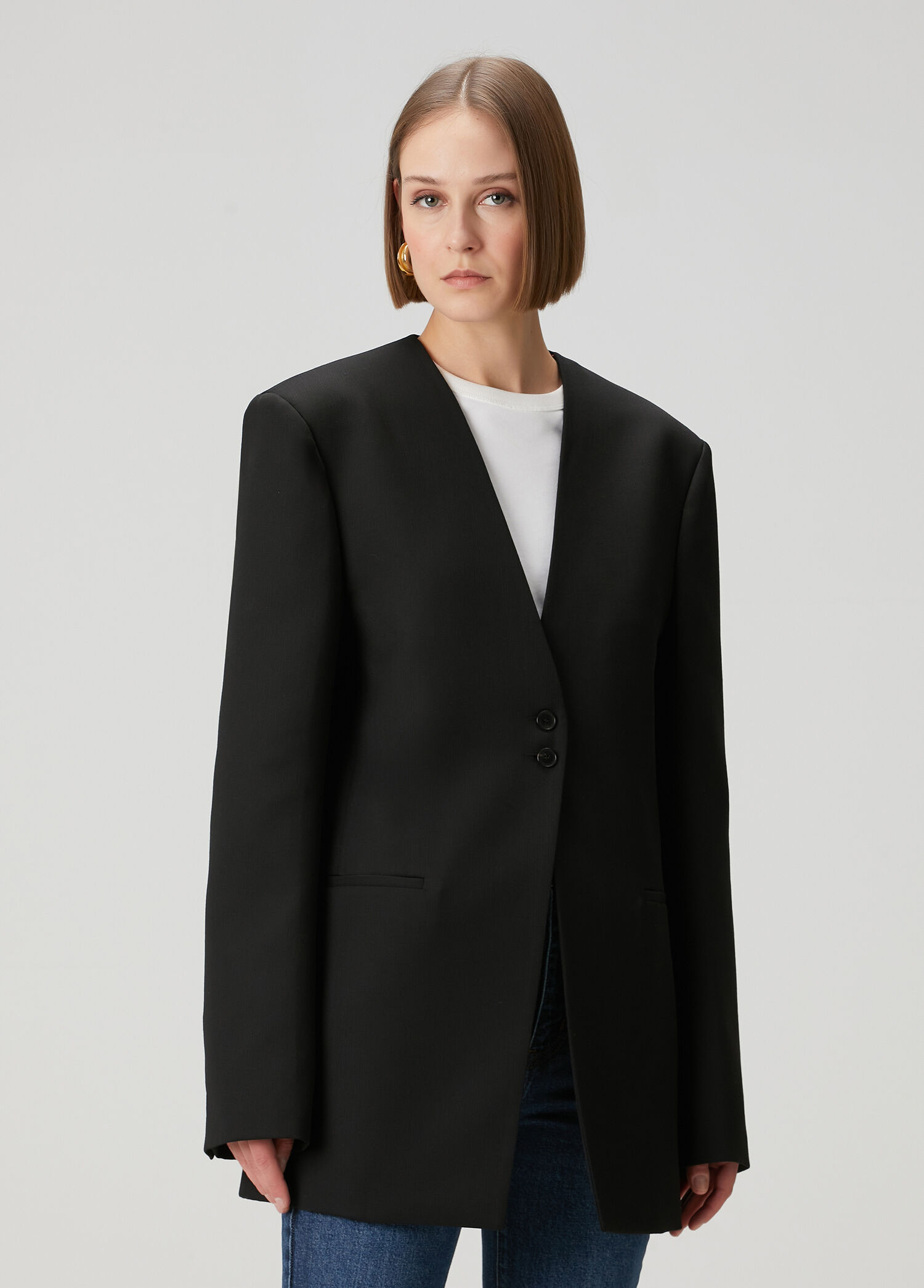 Winsen Siyah Blazer