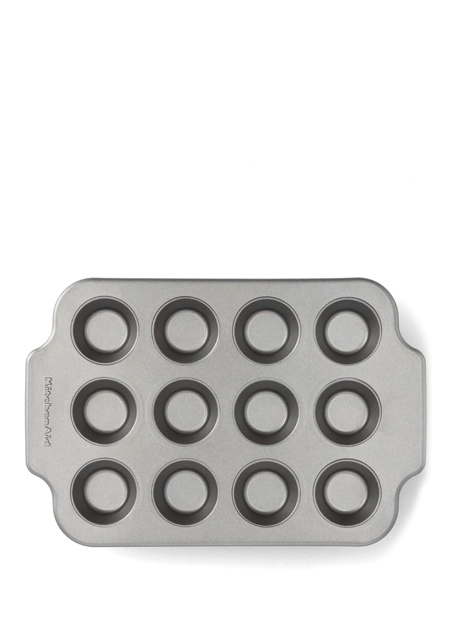 Gri Çelik 12´li Mini Muffin Kalıbı