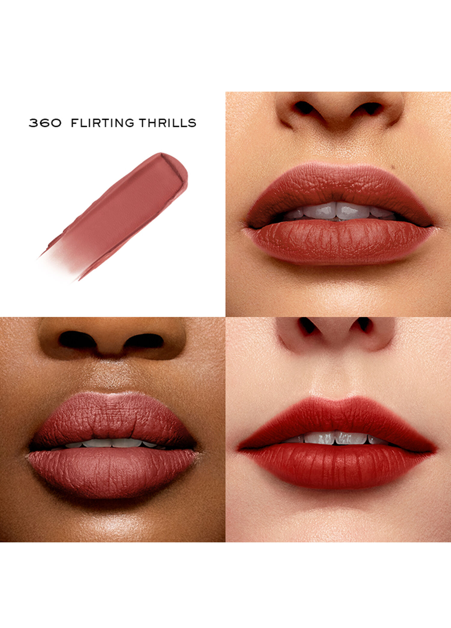 Lancome - L'Absolu Intimatte BlushingNudes360FlirtingThrills - 360