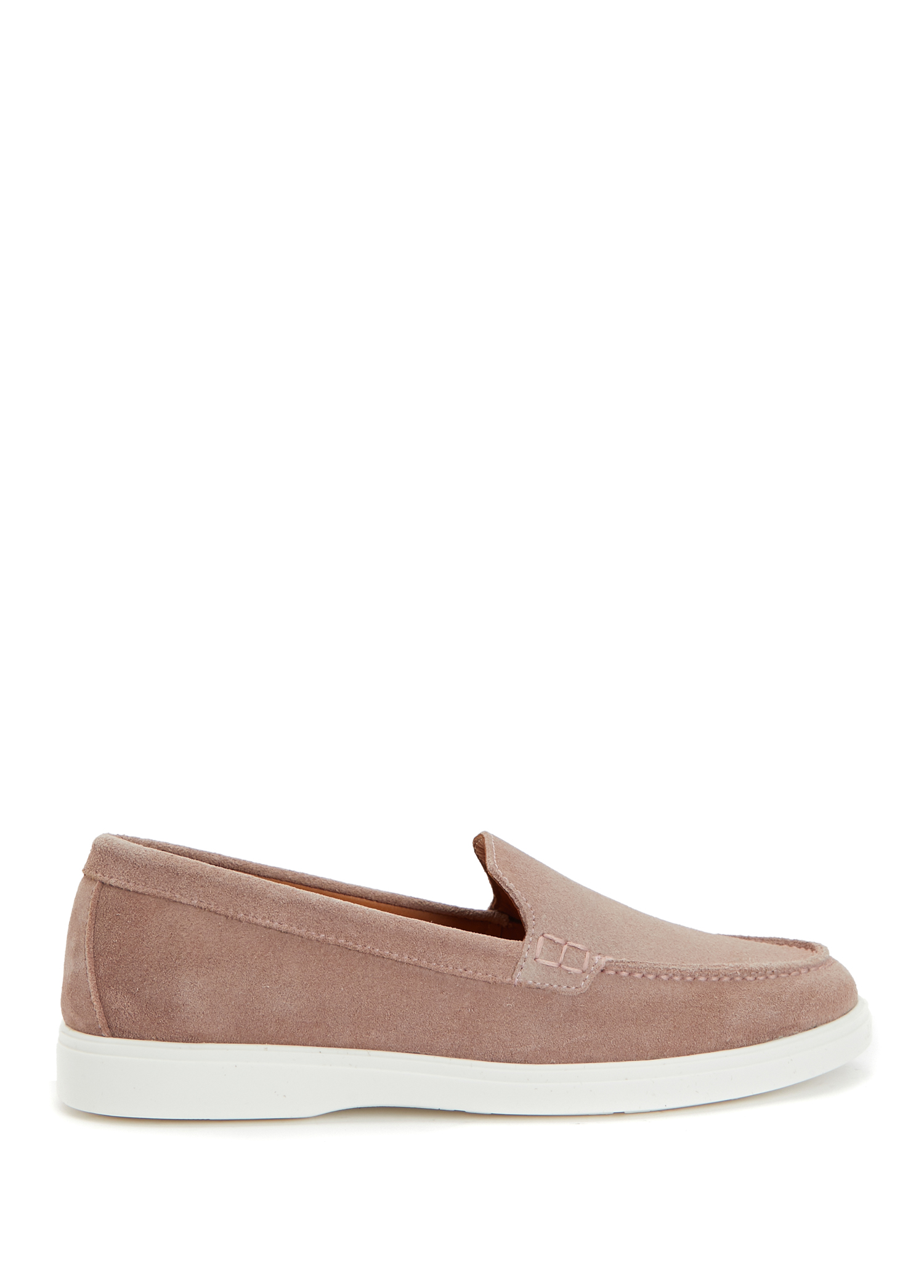 Pudra Kadın Süet Loafer