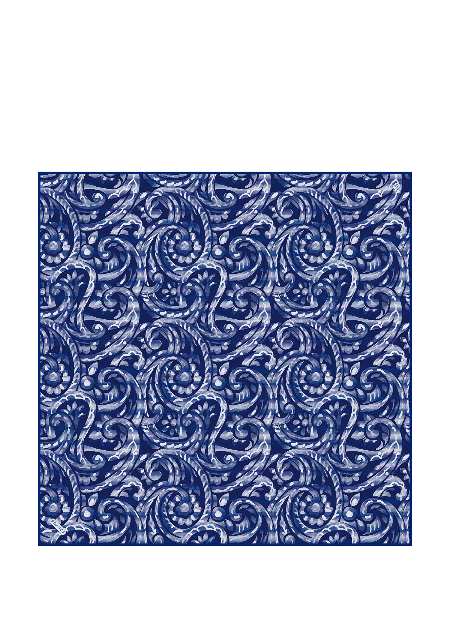 Paisley Dalgası Desenli Twill İpek Kadın Eşarp