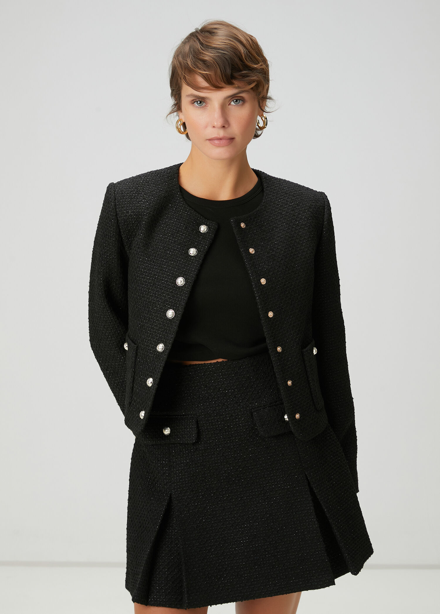 Beymen Club - Siyah Tweed Ceket