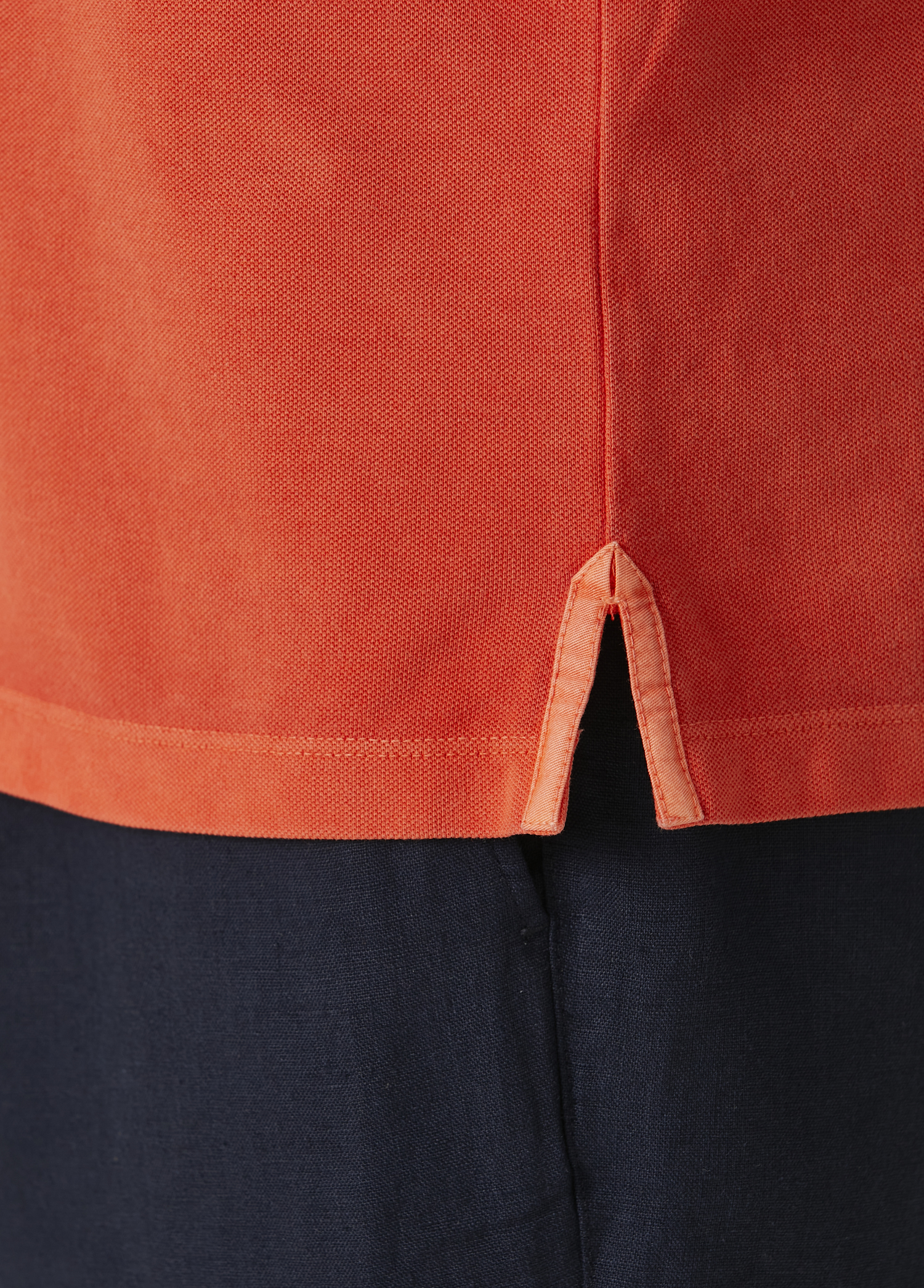 Comfort Fit Nar Çiçeği Polo Yaka T-shirt_7