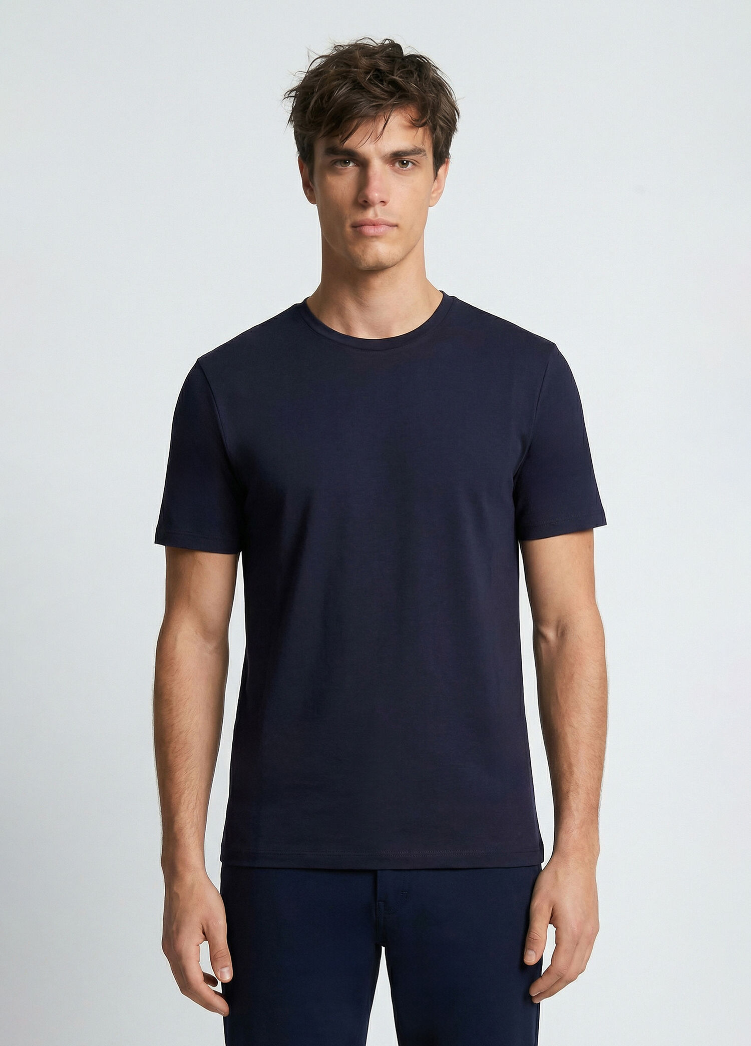 N-Tech Lacivert Basic T-shirt