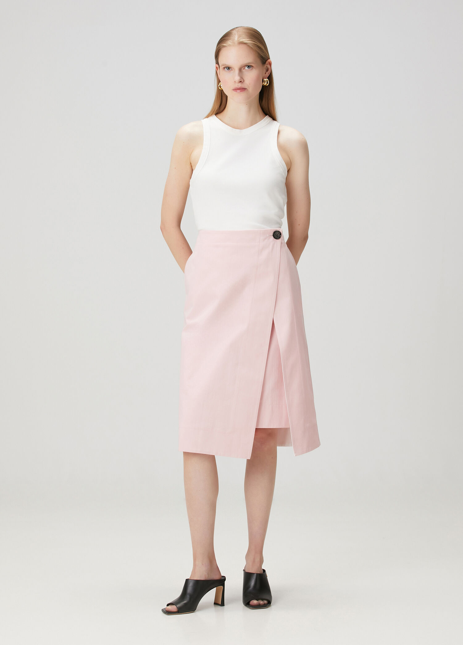 Pembe Midi Etek