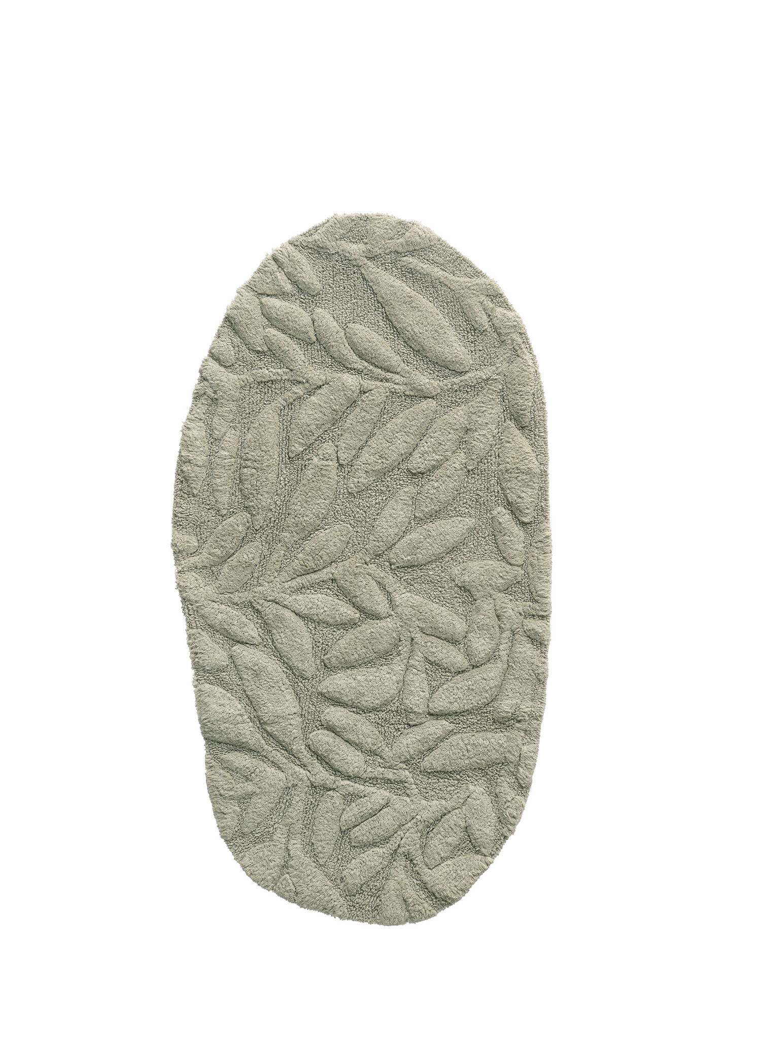 Allesi Yeşil Pamuklu Tekli Banyo Paspası 65 x 115 cm