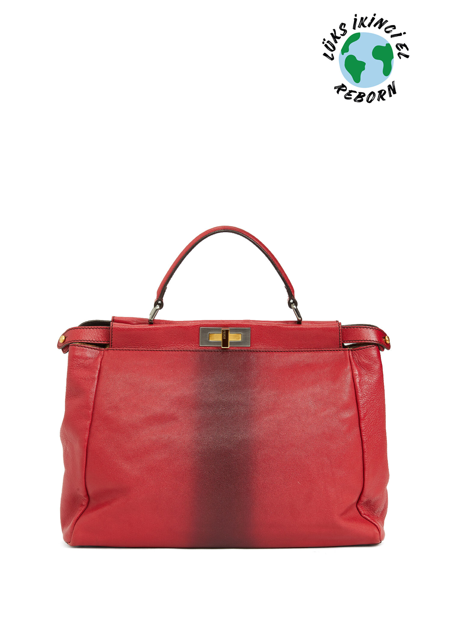 Fendi Peekaboo Leather Çanta