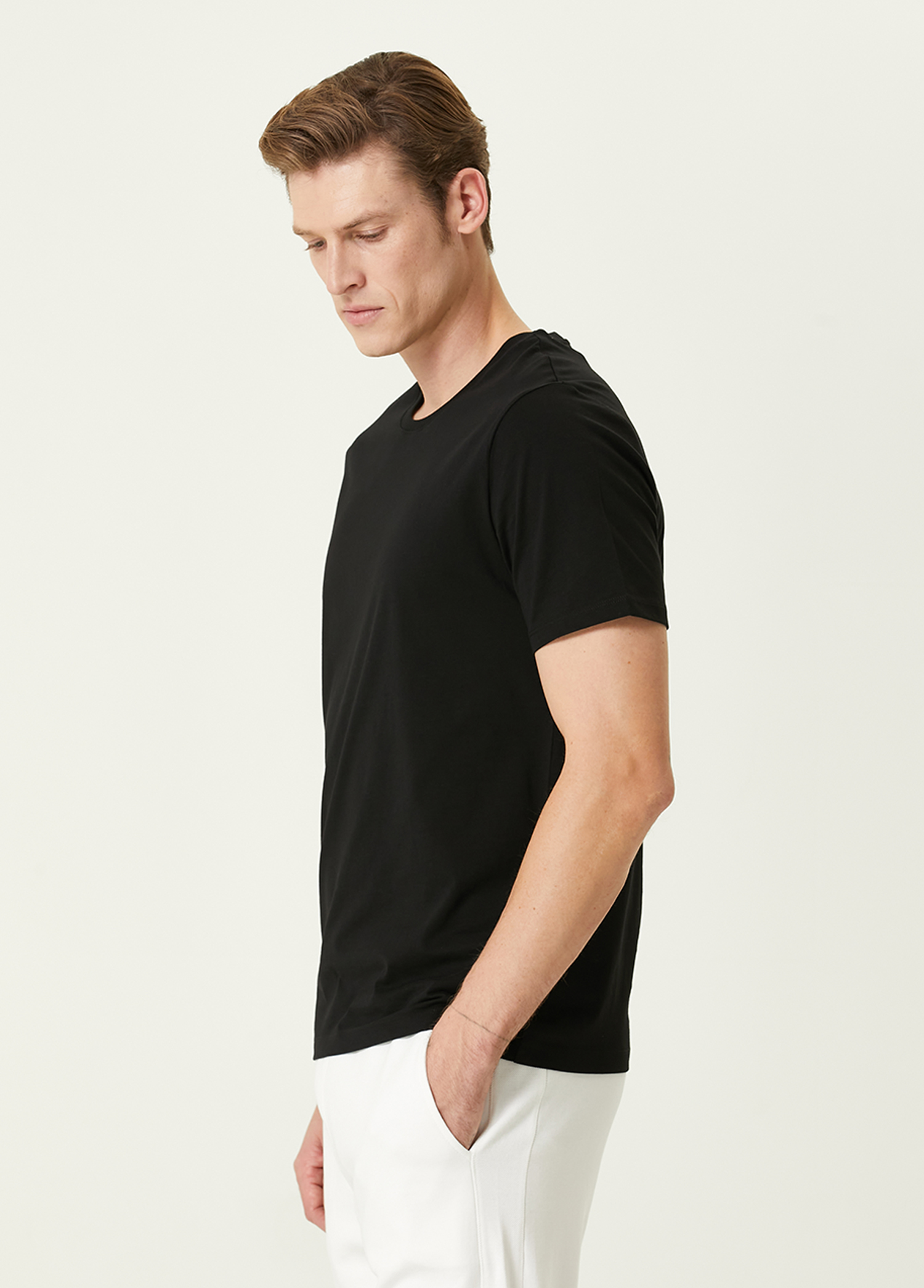Siyah Basic T-shirt_3