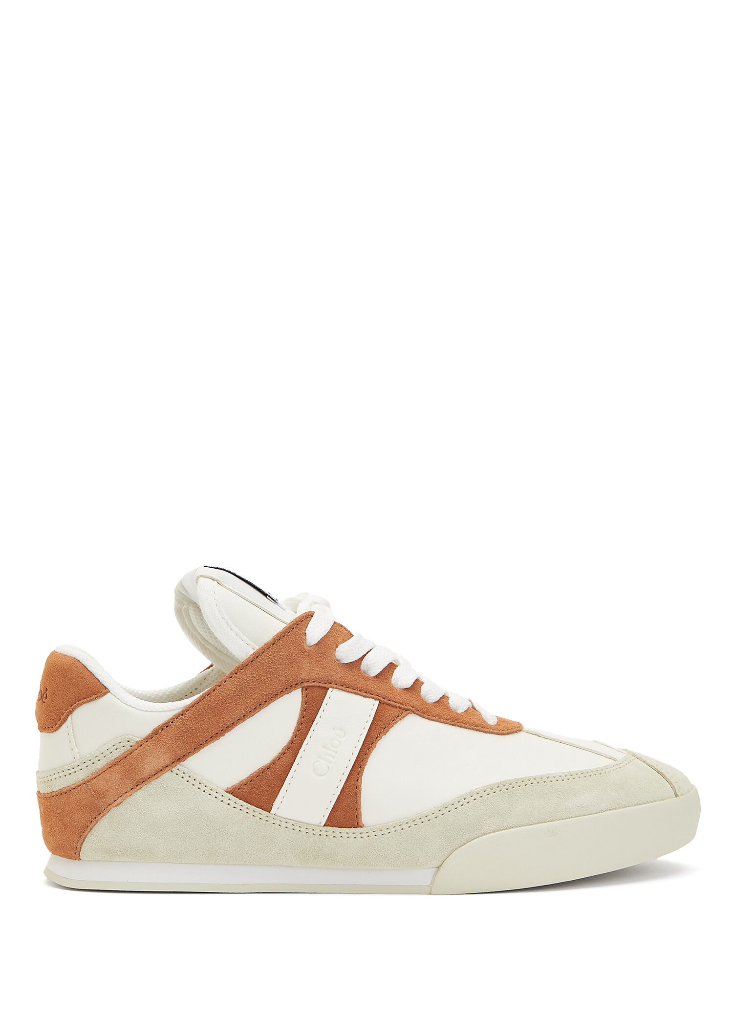 Kick Bej Beyaz Kadın Deri Sneaker