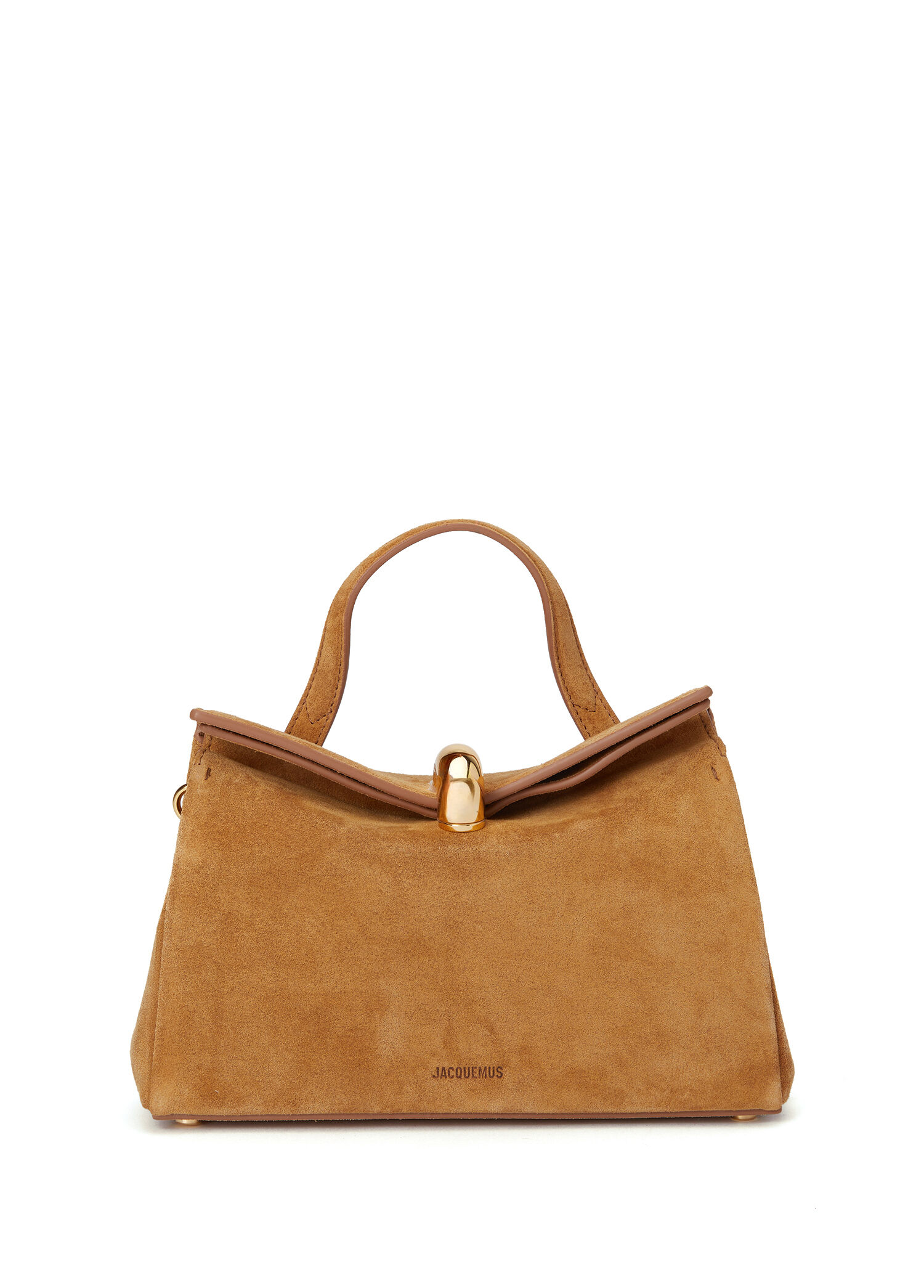 ゆか　0731 Jacquemus Kamel Kadın LE Petit Valerie Camel Kadın Nubuk Çanta