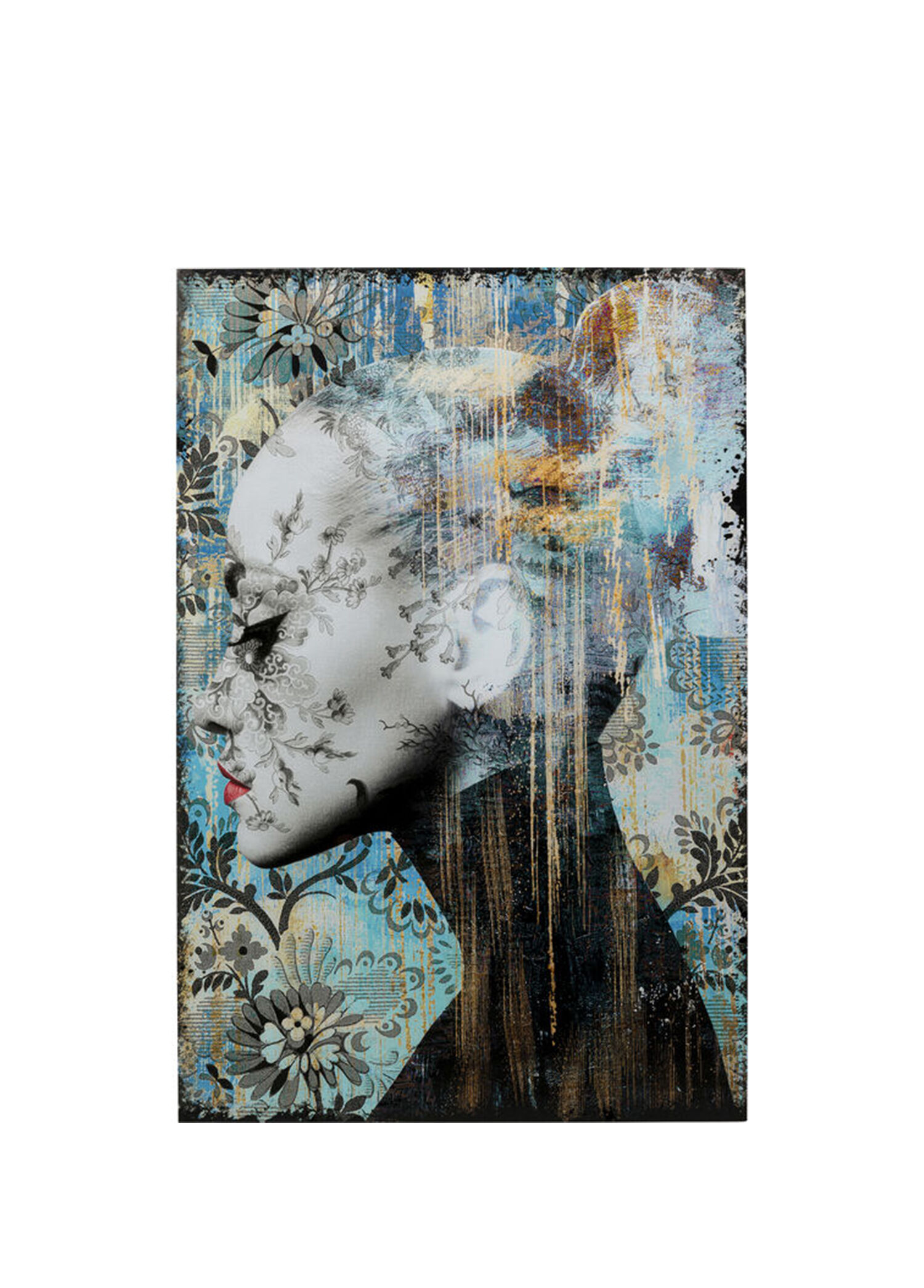 Lady Flower Cam Resim 100x150cm