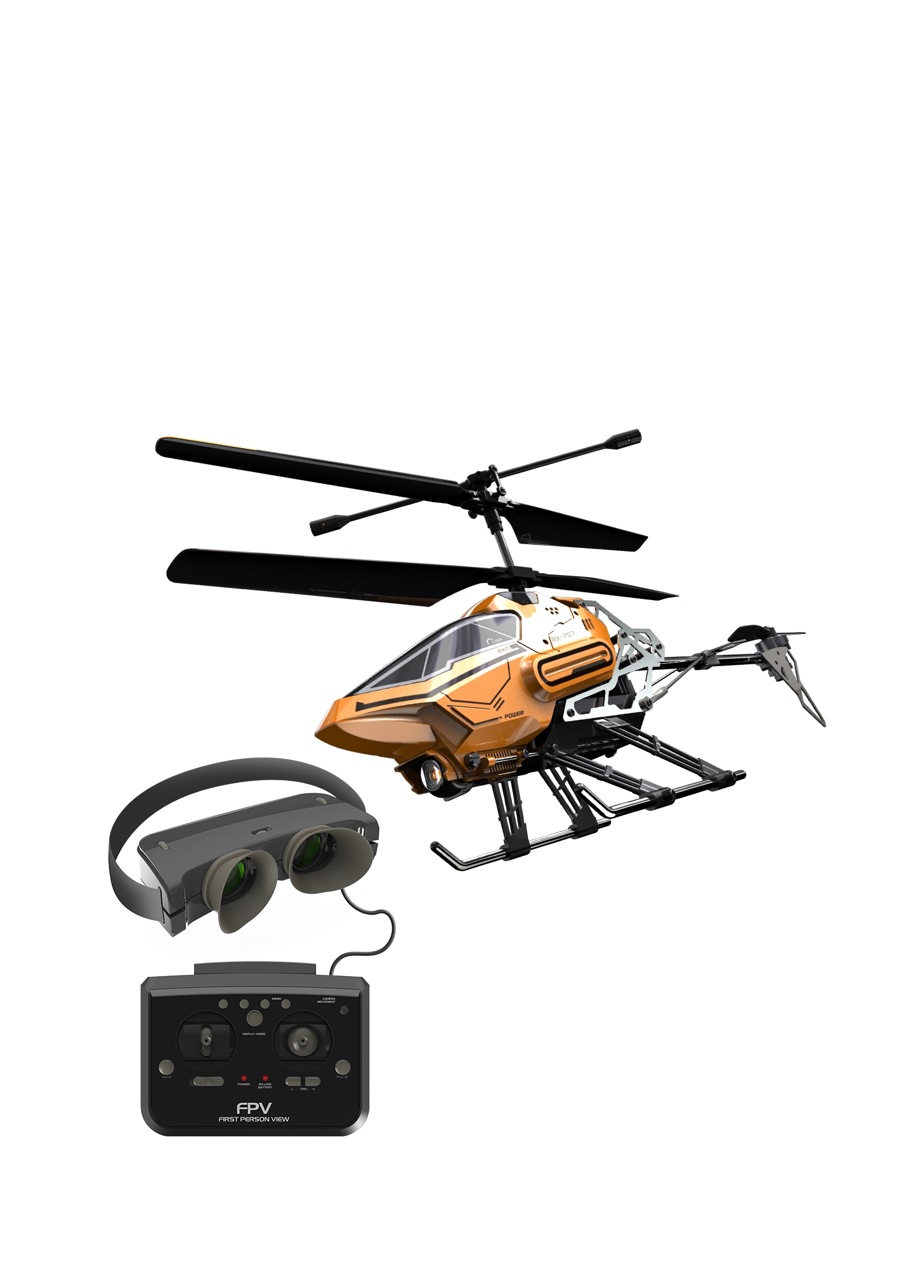 Beymen Sky Eye FPV Kameralı 2.4G 3CH Dış Mekan Helikopter. 2 Beymen Sky Eye FPV Kameralı 2.4G 3CH Dış Mekan Helikopter. 2