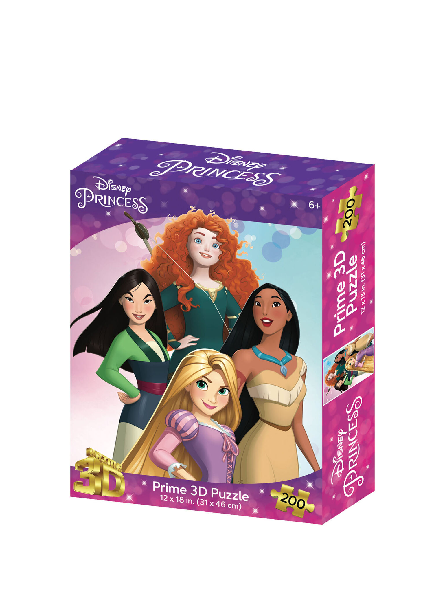 Disney Prensesler 200 Parça 3D Puzzle