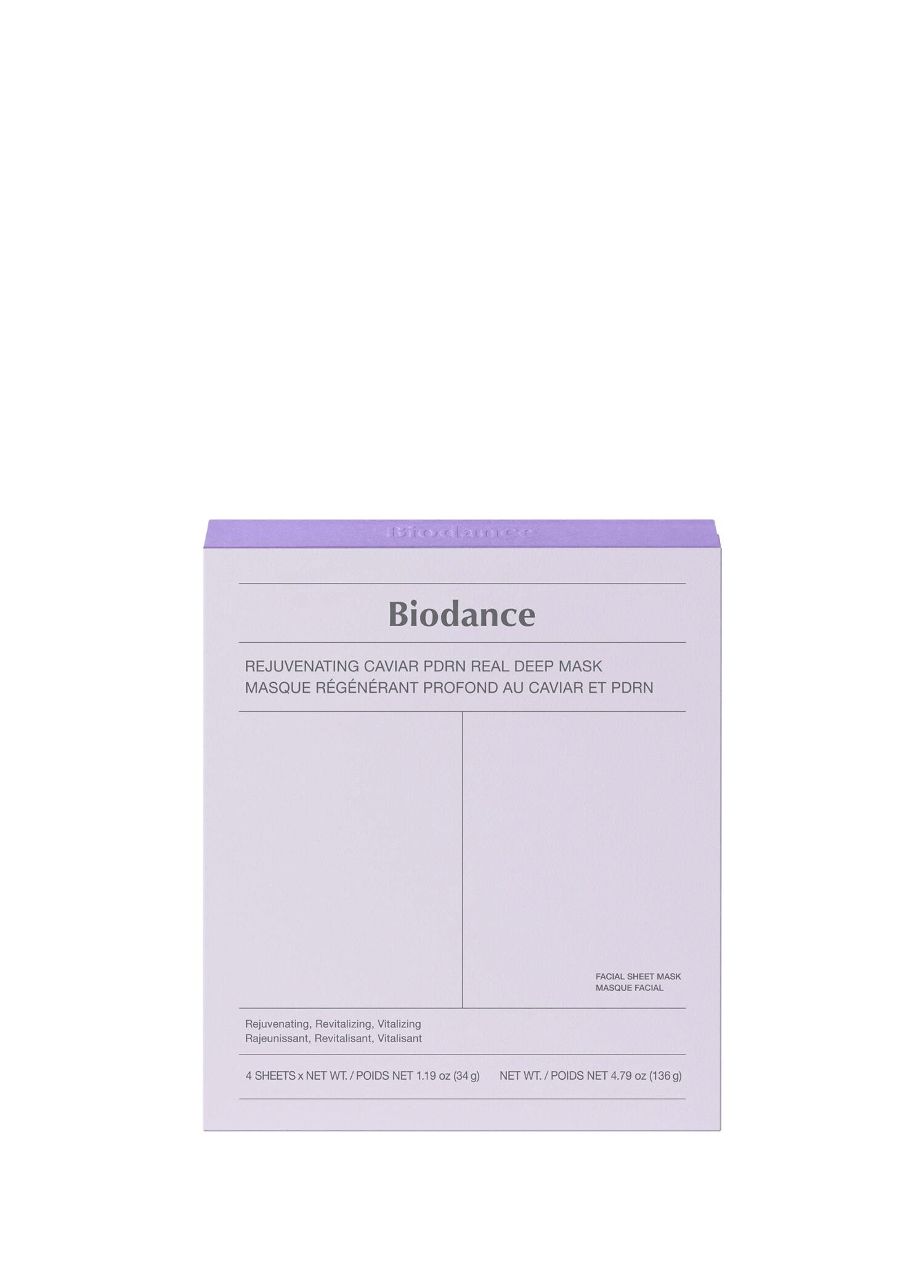 P Biodance Revitalizing Caviar Pdrn Real Deep Mask Nemlendirici 4Lu Kagit Yuz Maskesi