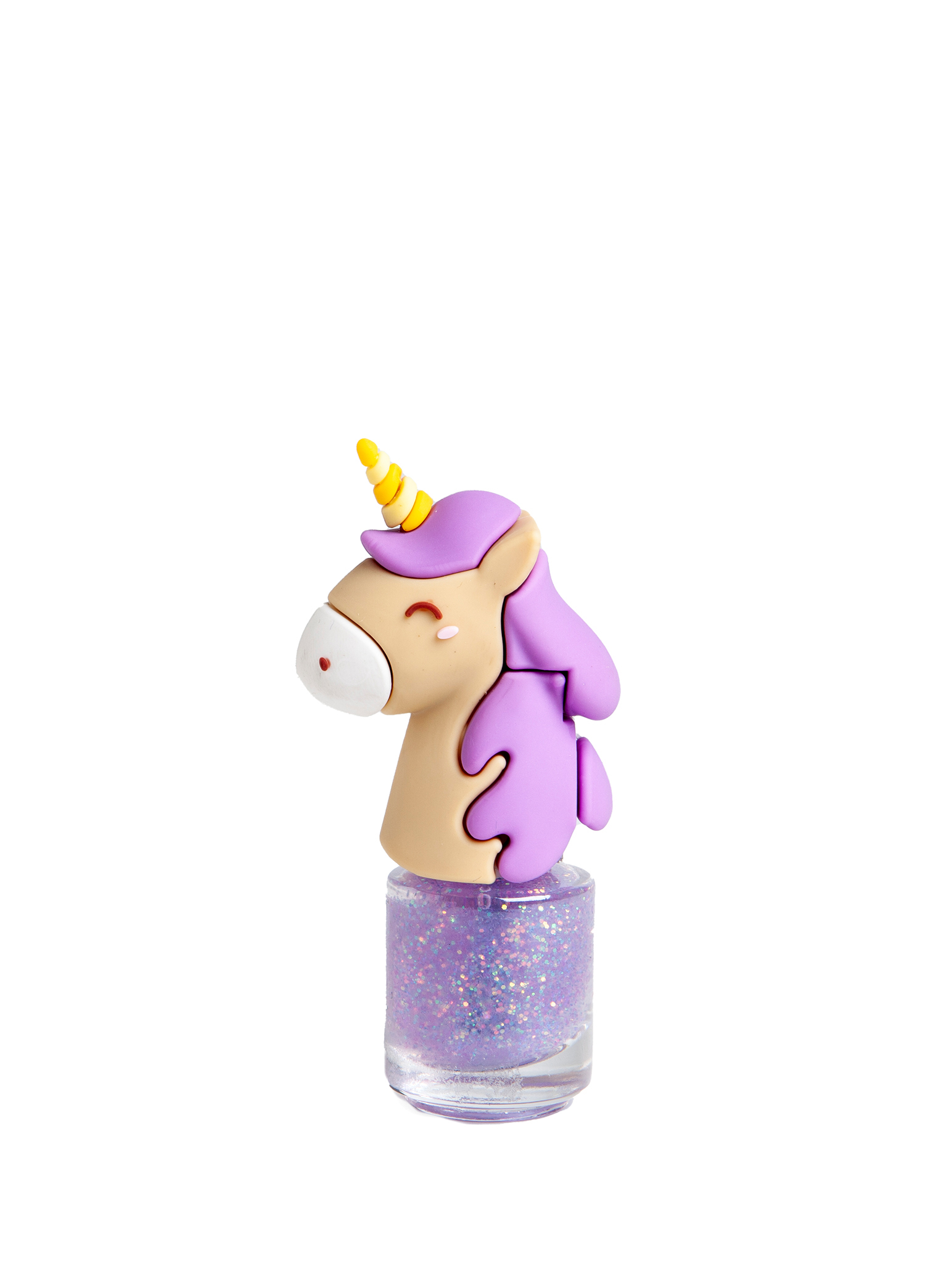 Unicorn Figürlü Mor Su Bazlı Oje