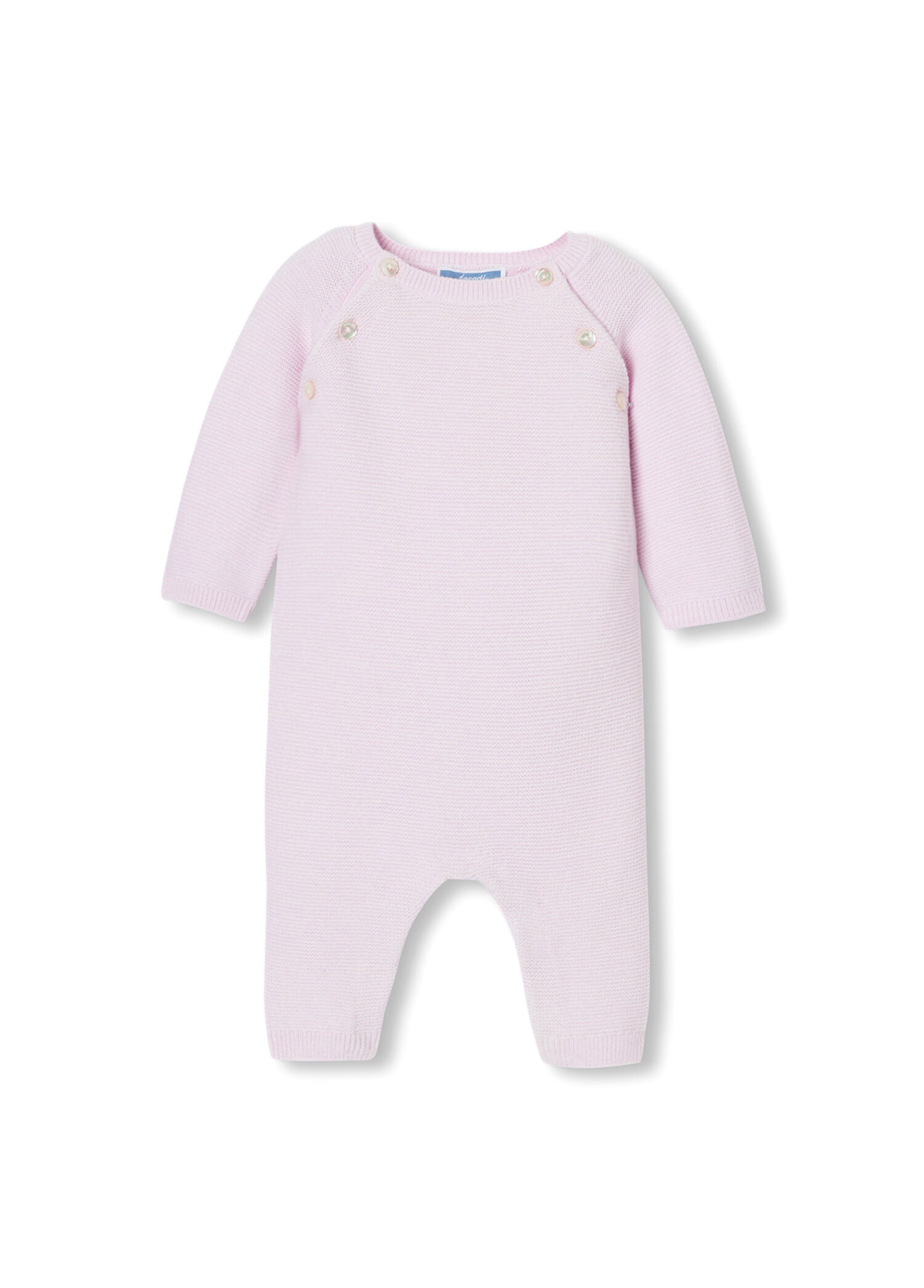Pembe Kız Bebek Örgü Tulum