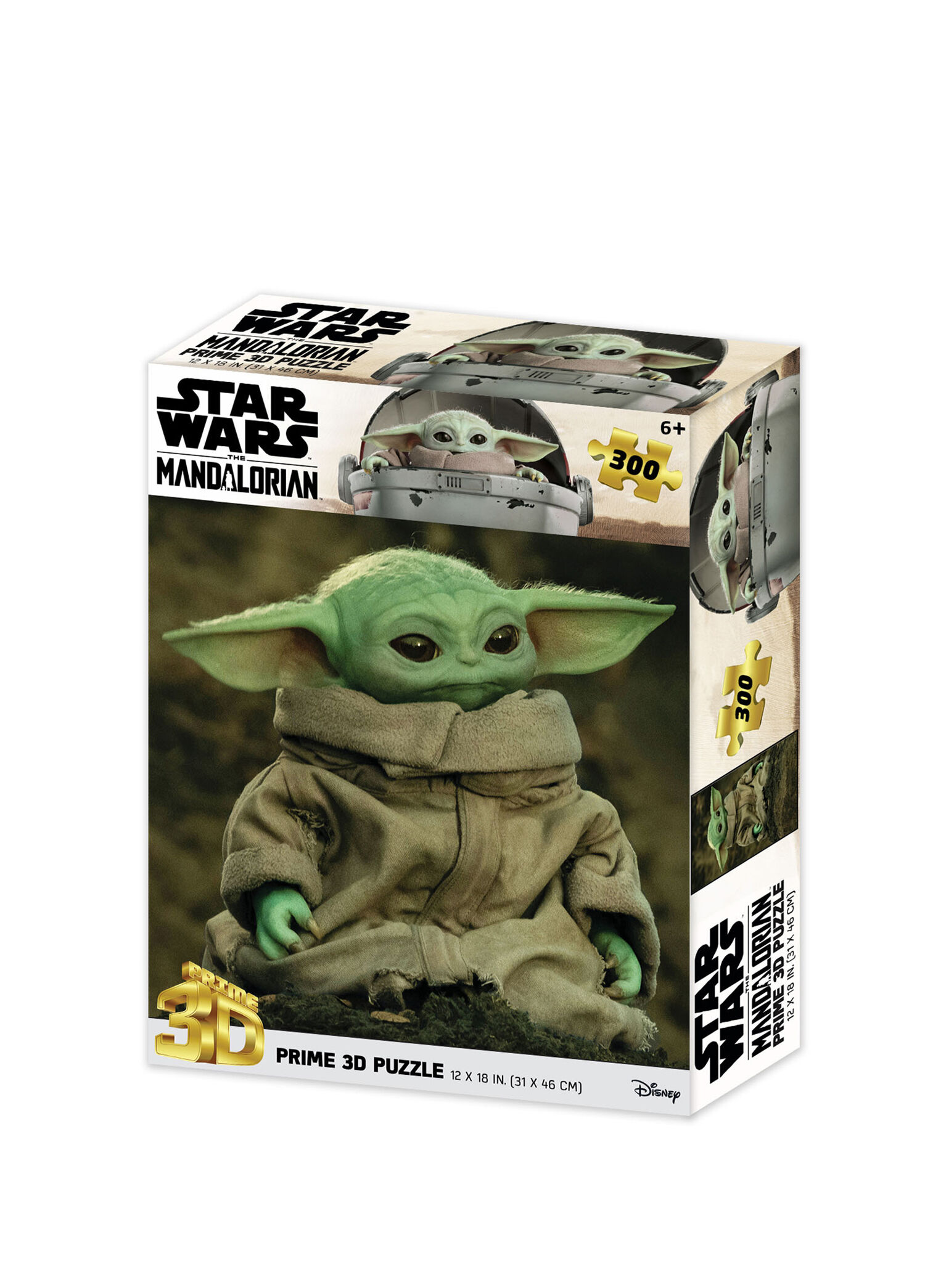 Star Wars The Mandalorian Grogu 300 Parça 3D Puzzle