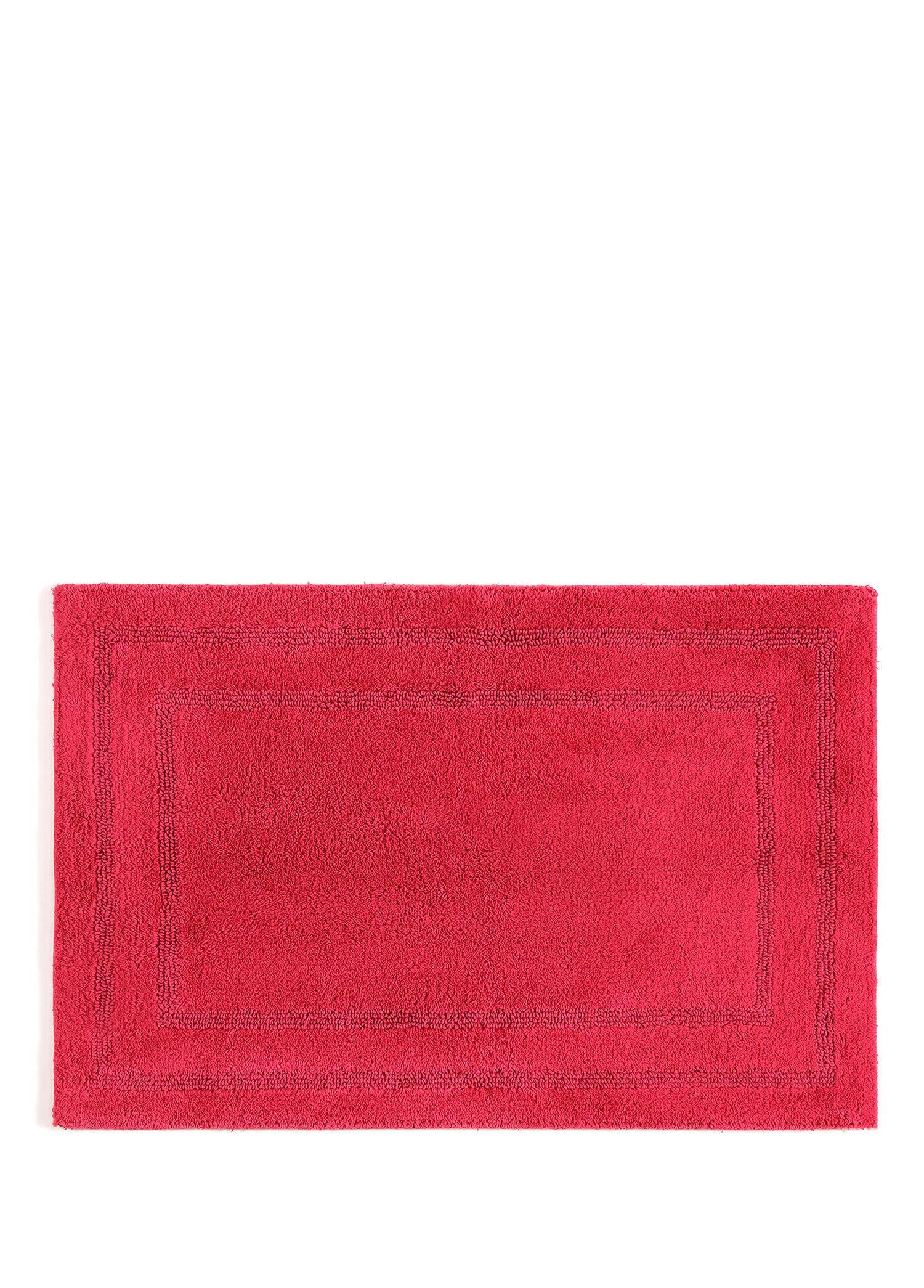 Solid Çift Taraflı Pamuklu Banyo Paspası 70 x 120 cm