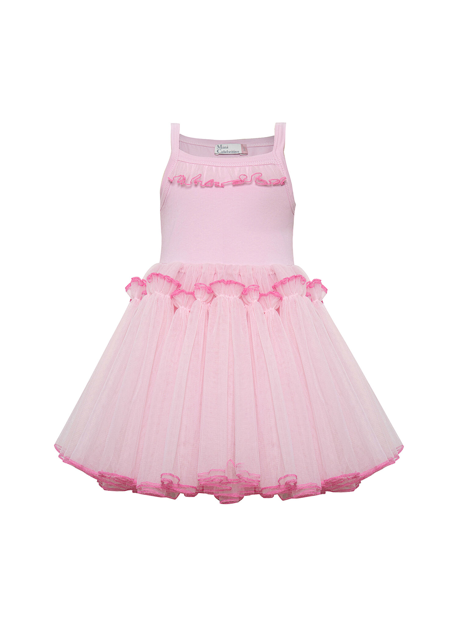 Dolly Pembe Kız Bebek Çocuk Tütü Elbise