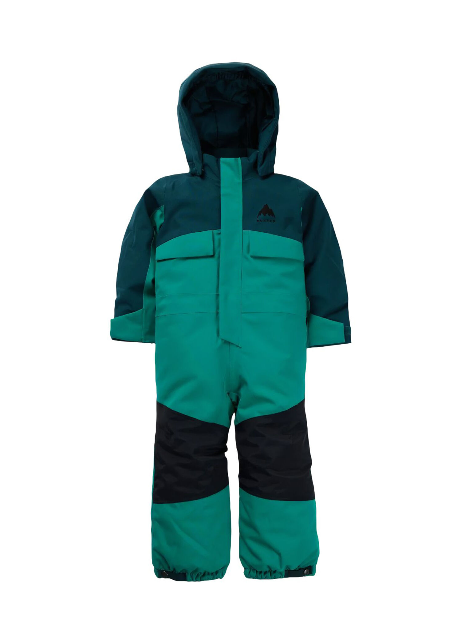 T 2l One Piece Yeşil Unisex Çocuk Snowboard Tulumu