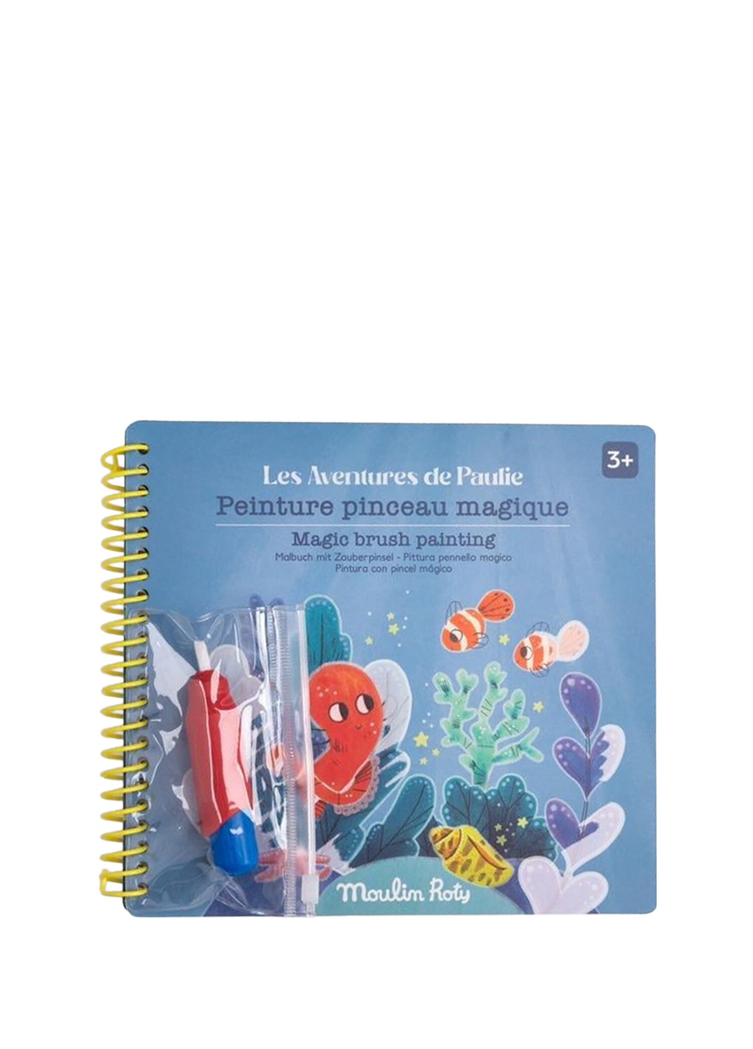 Magic brush painting Les Aventures de Çocuk Yabancı Dil Eğitici Aktivite Kitabı