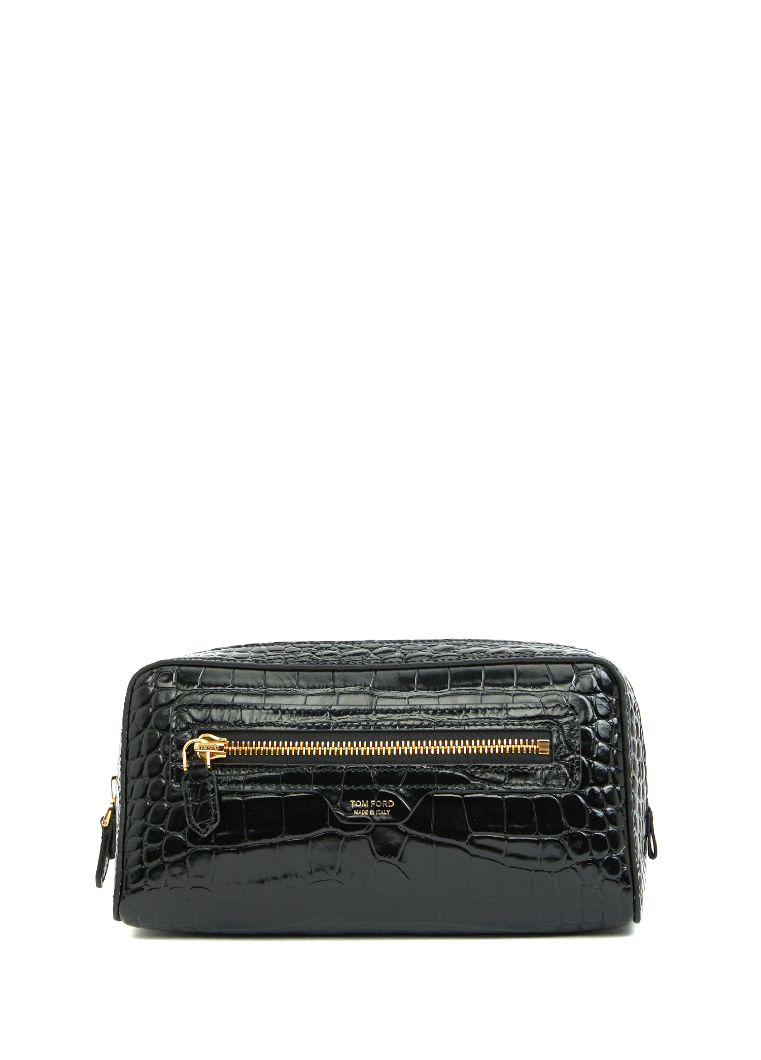 Siyah Deri Tıraş Çantası