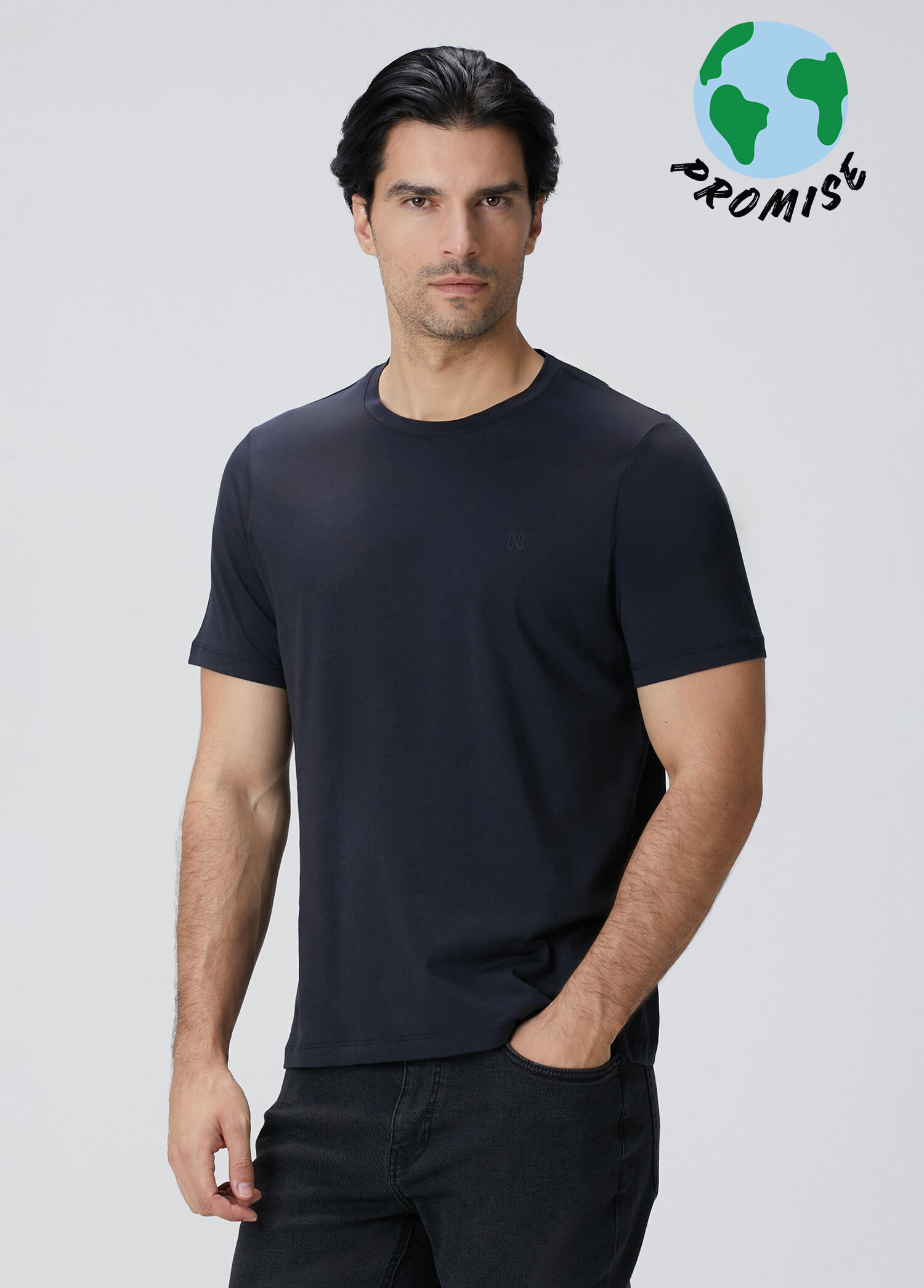 Lacivert T-shirt