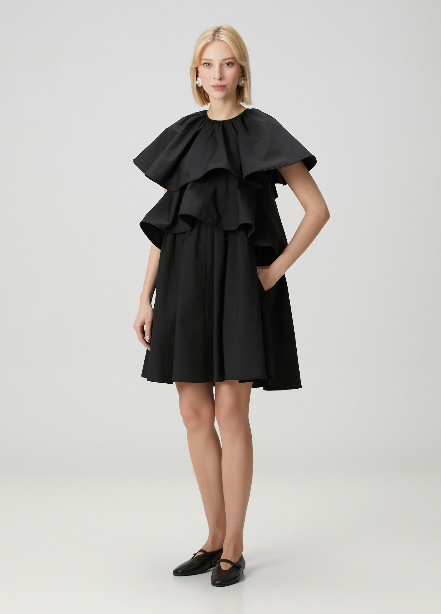 Lilypond Black Mini Dress