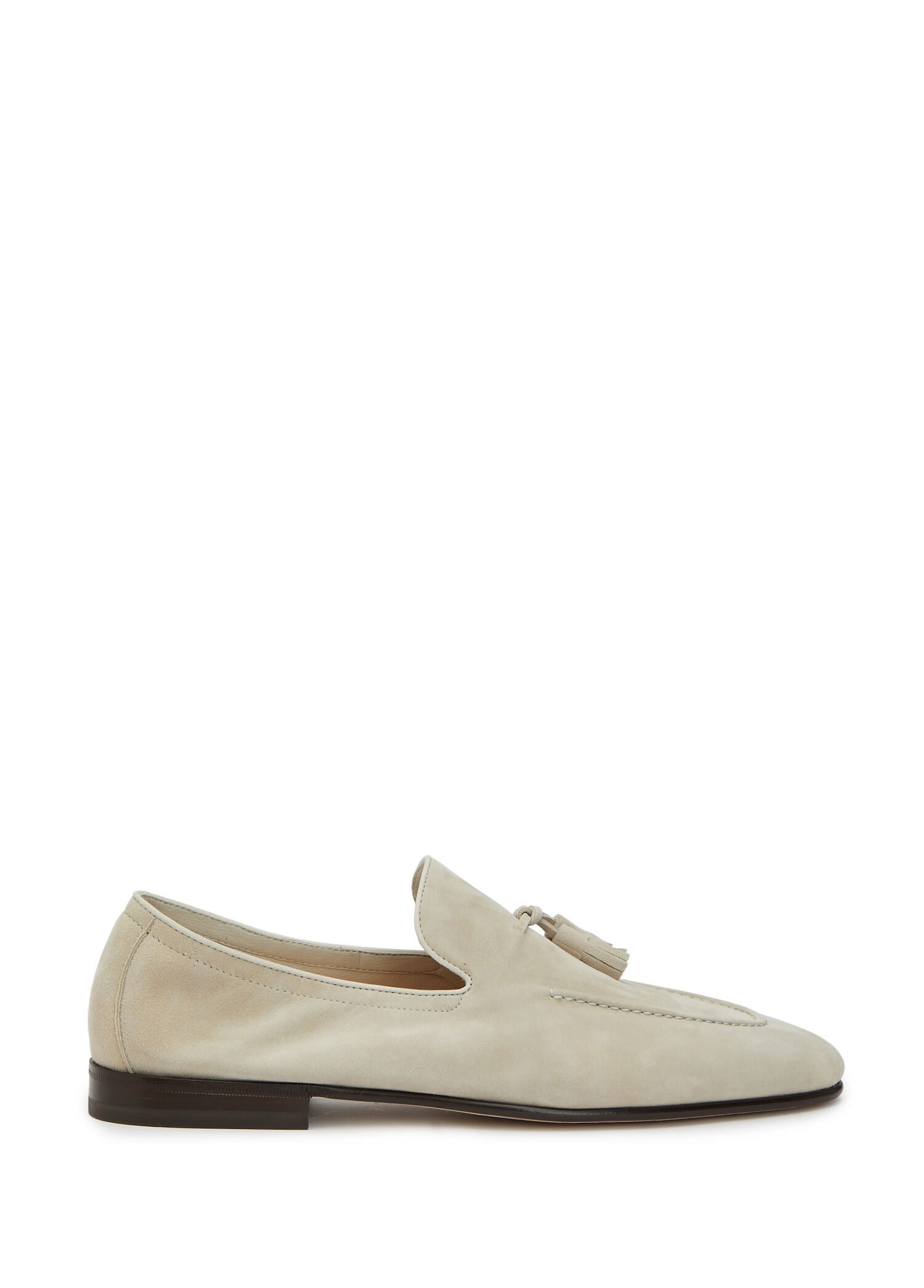 Bej Erkek Süet Loafer