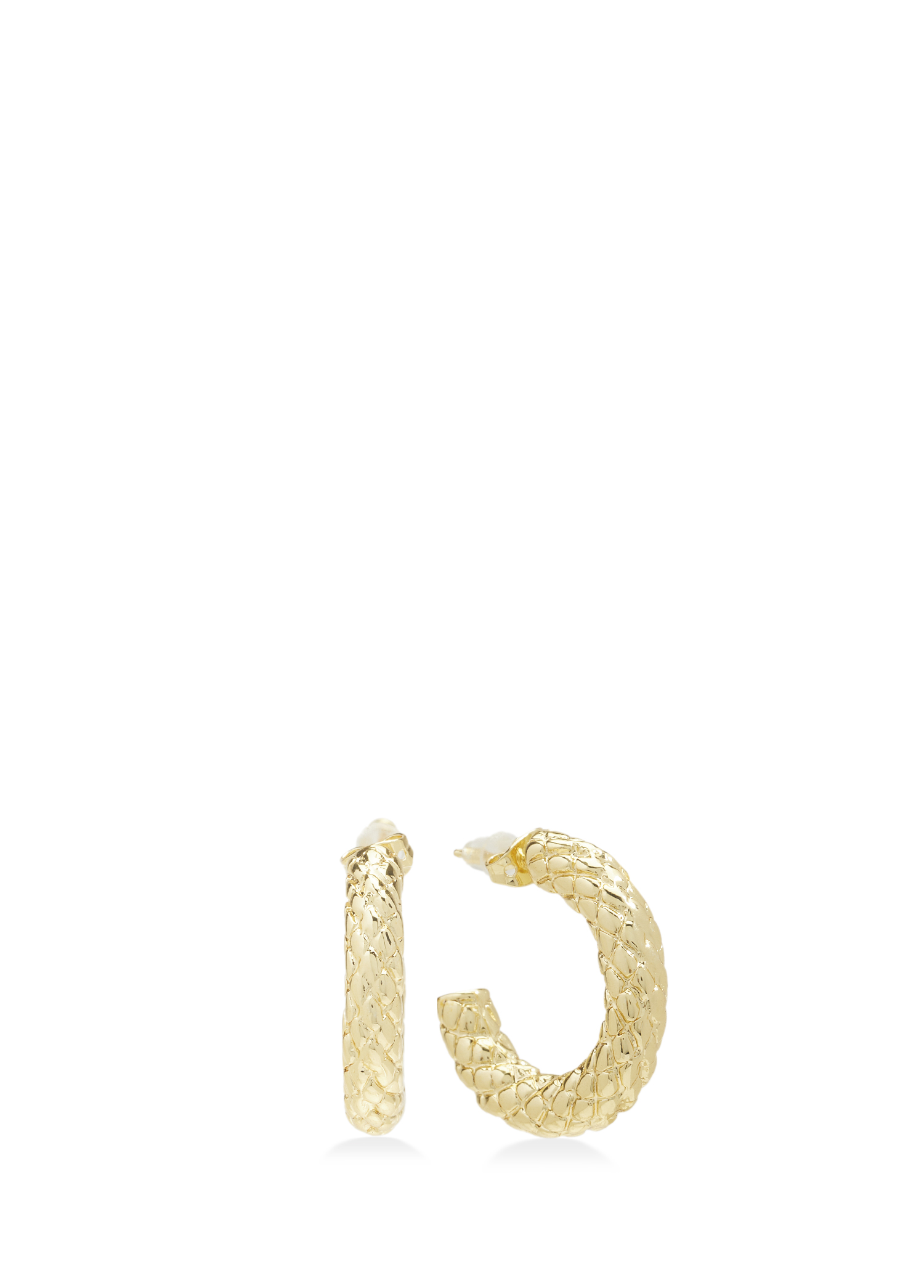 Gold Dokulu Kadın Küpe_2