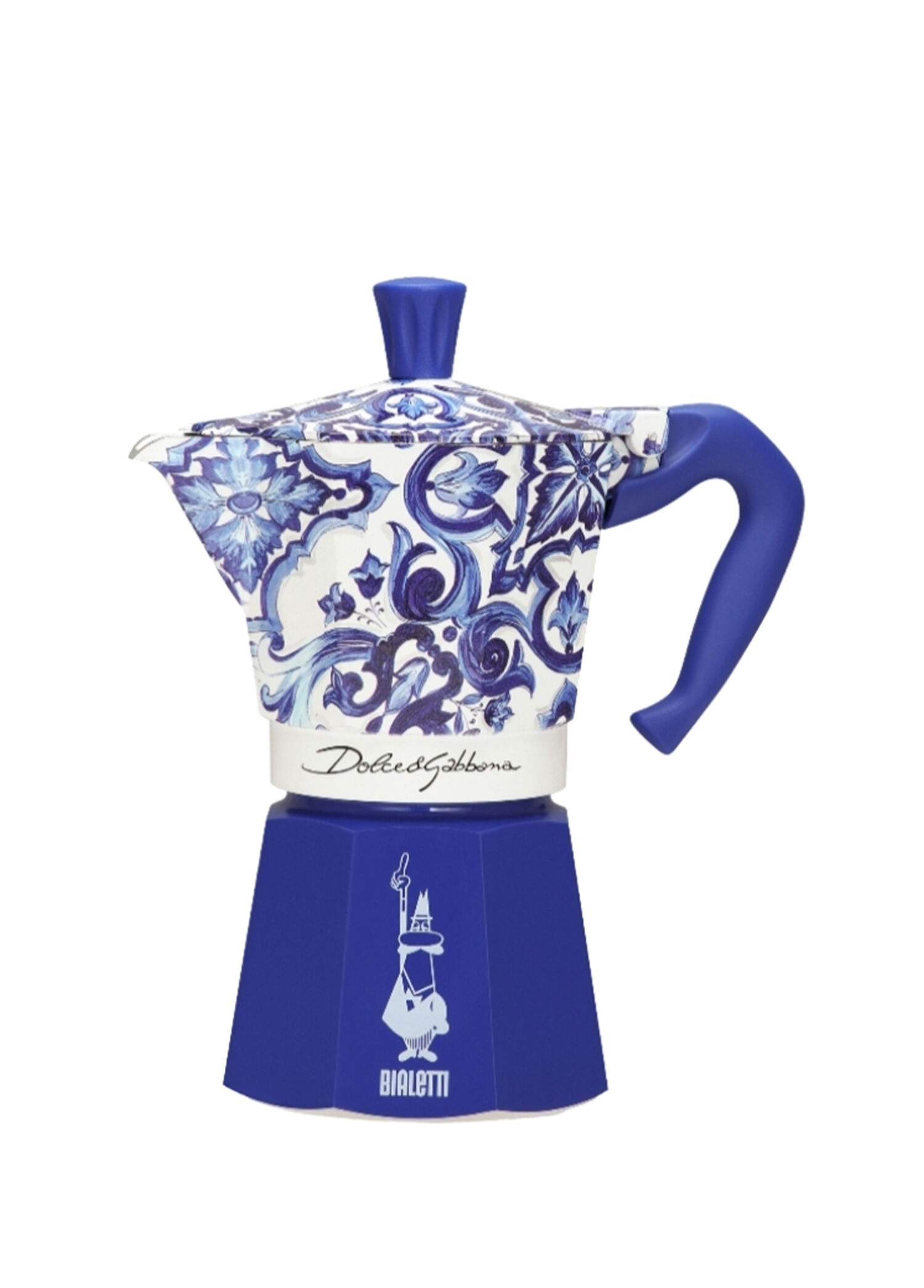 Bialetti - Dolce Gabbana Akdeniz Mavisi 3 Cup Moka Express - Mavi