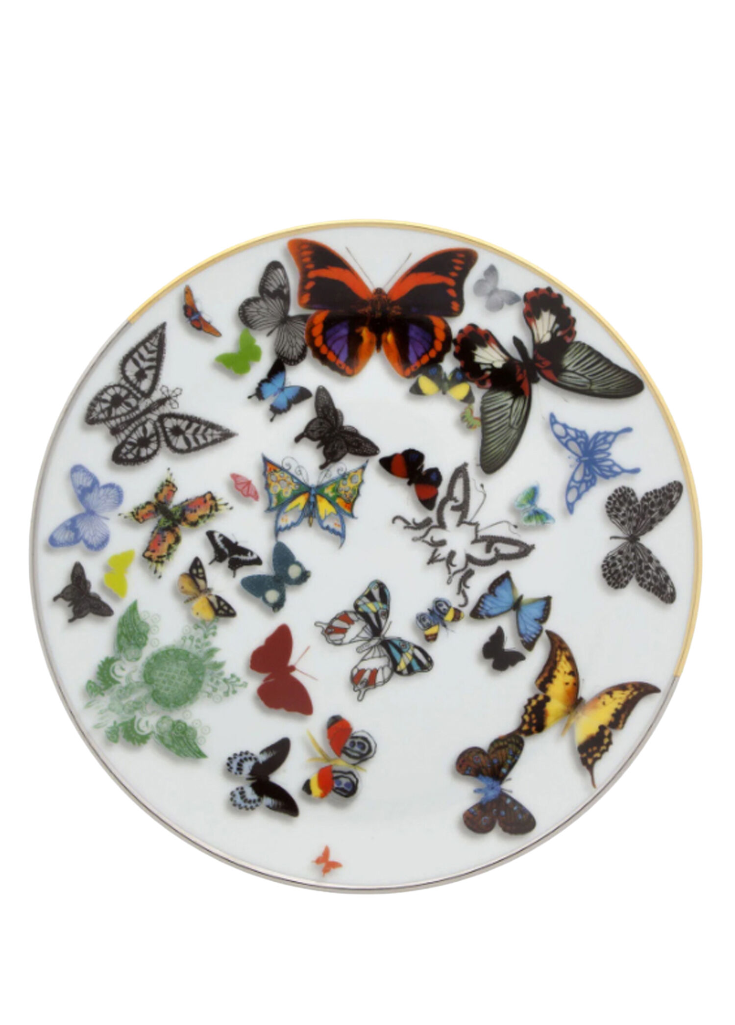 P Vista Alegre Atlantis Butterfly Parade Porselen Tabak