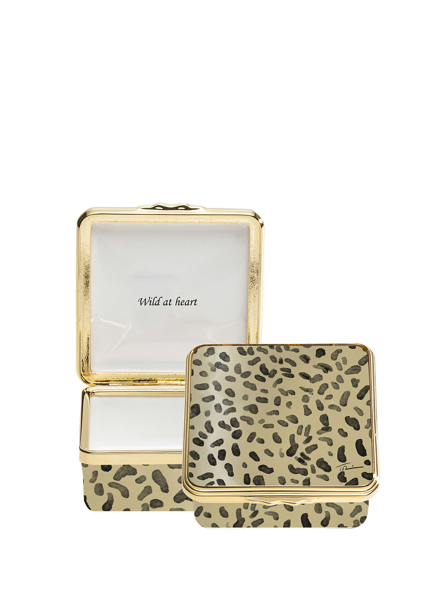 Leopard Emaye Kutu