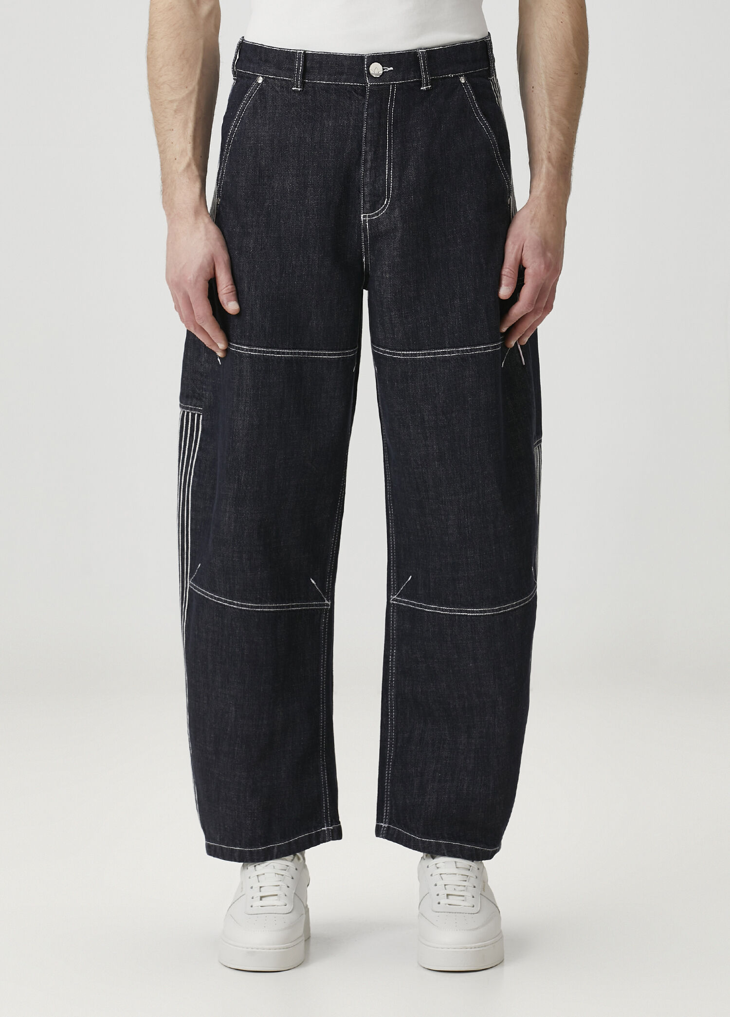 Adidas İndigo Erkek Originals Denim Work Indigo Jean Pantolon