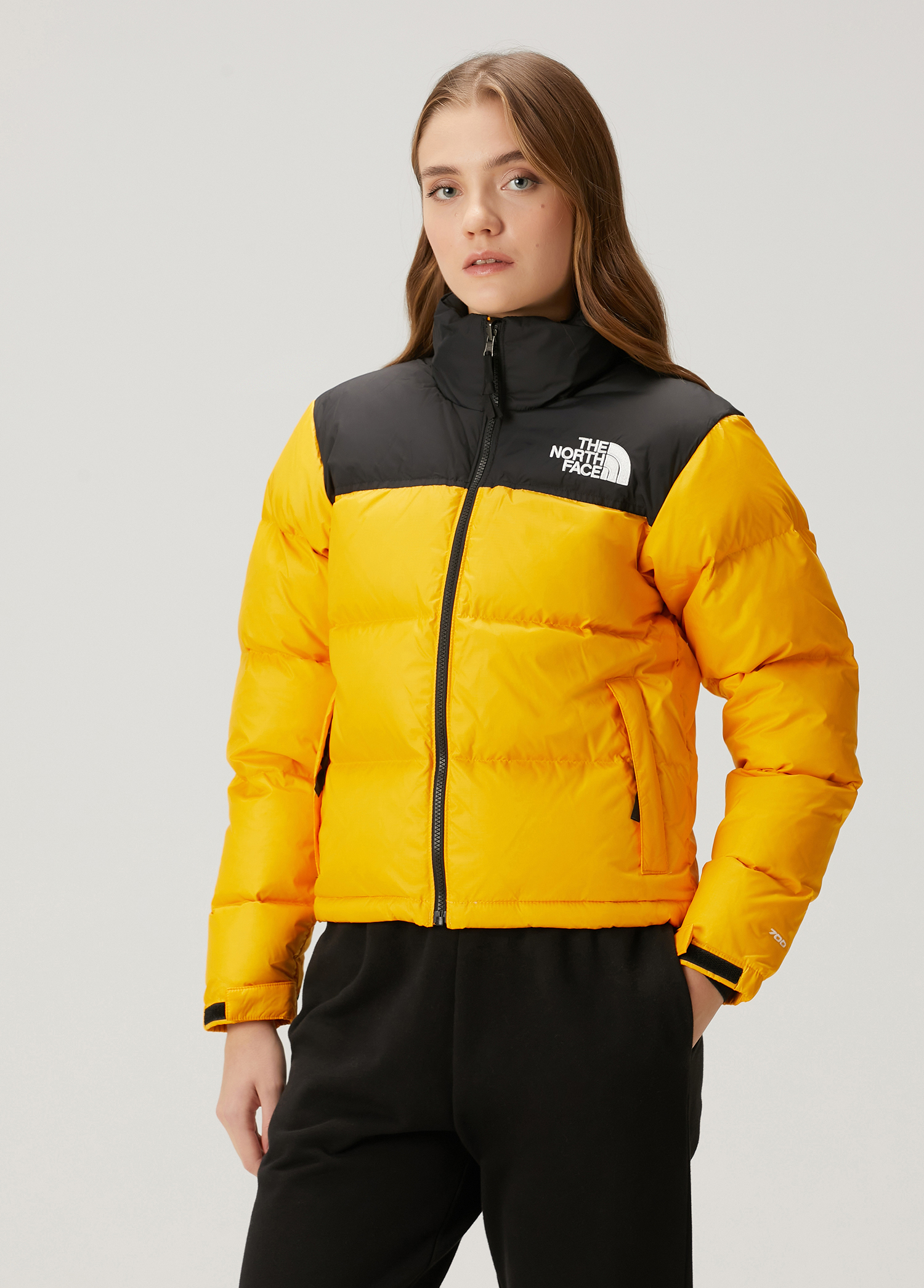 1996 Retro Nuptse Sarı Puff Mont