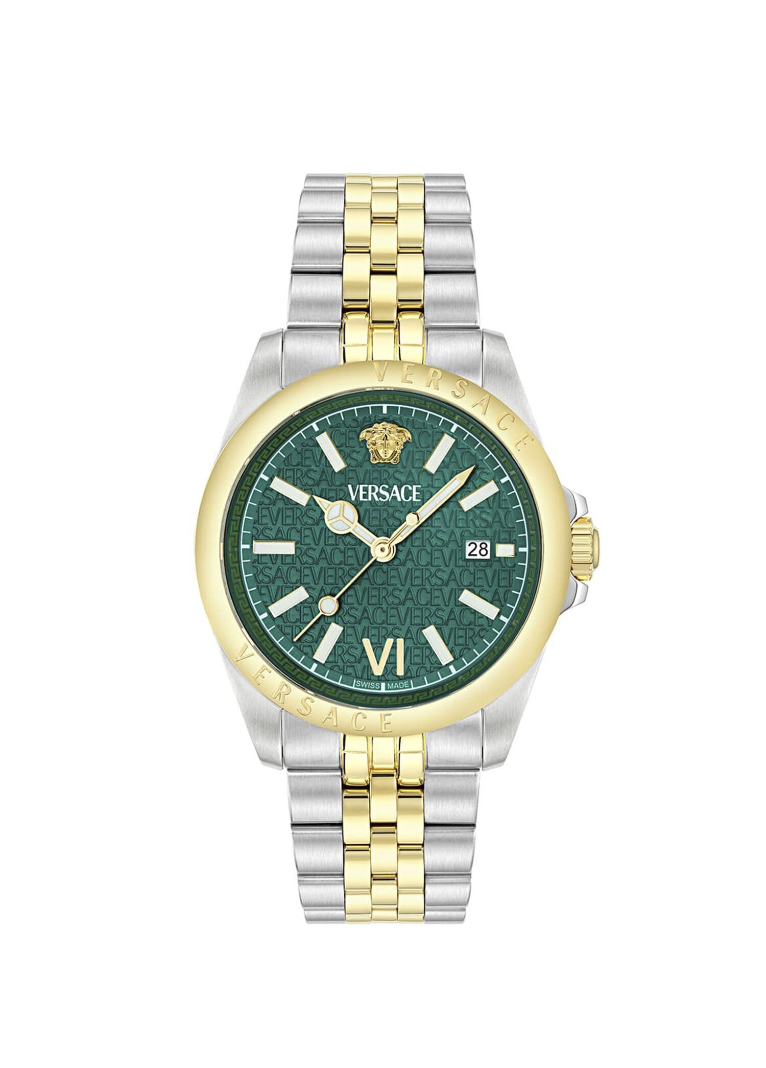 VRSCVE9H00924 Altın Rengi Metalik Gri Çelik Unisex Kol Saati