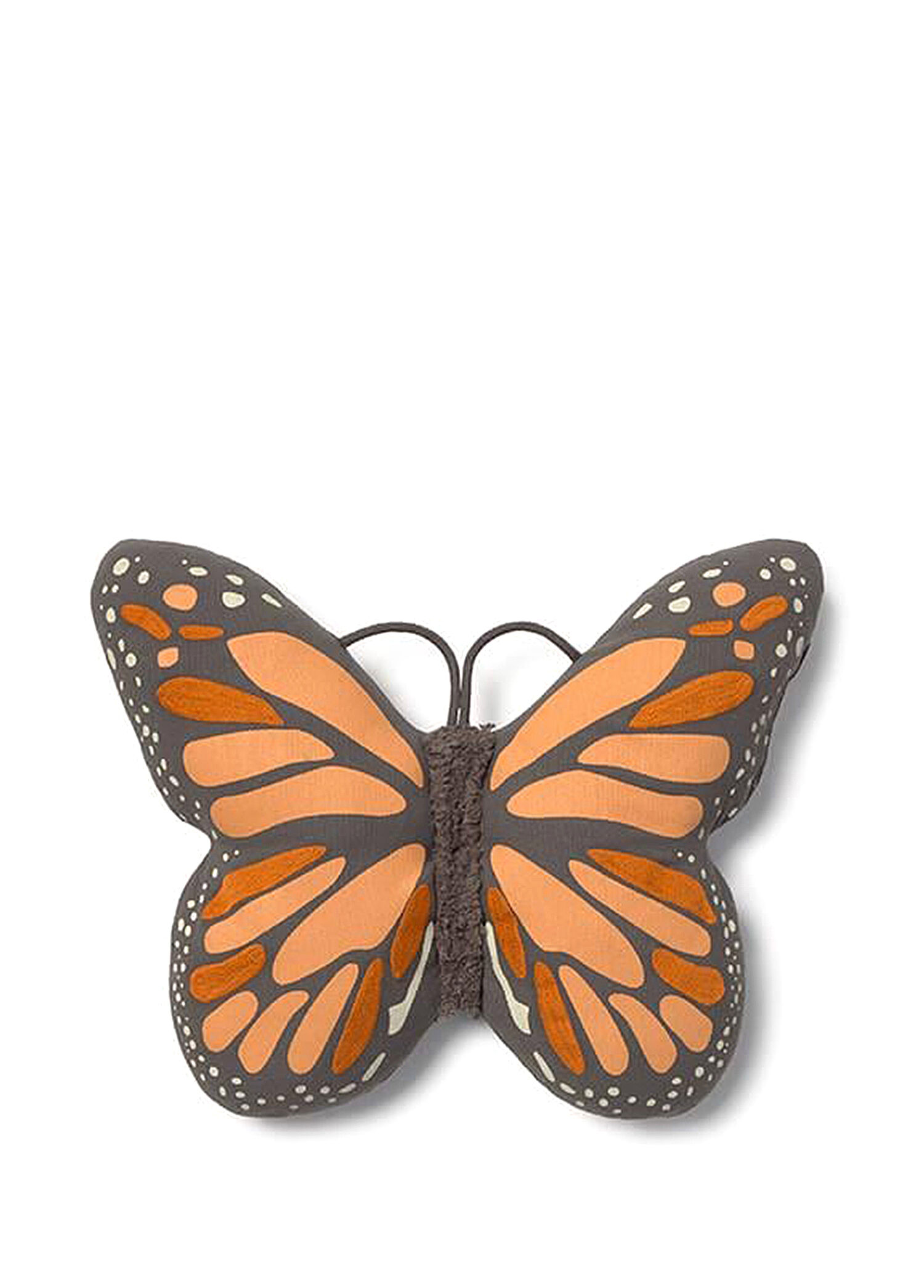 Butterfly Turuncu Pamuklu Çocuk Yastık 42 x 35 cm