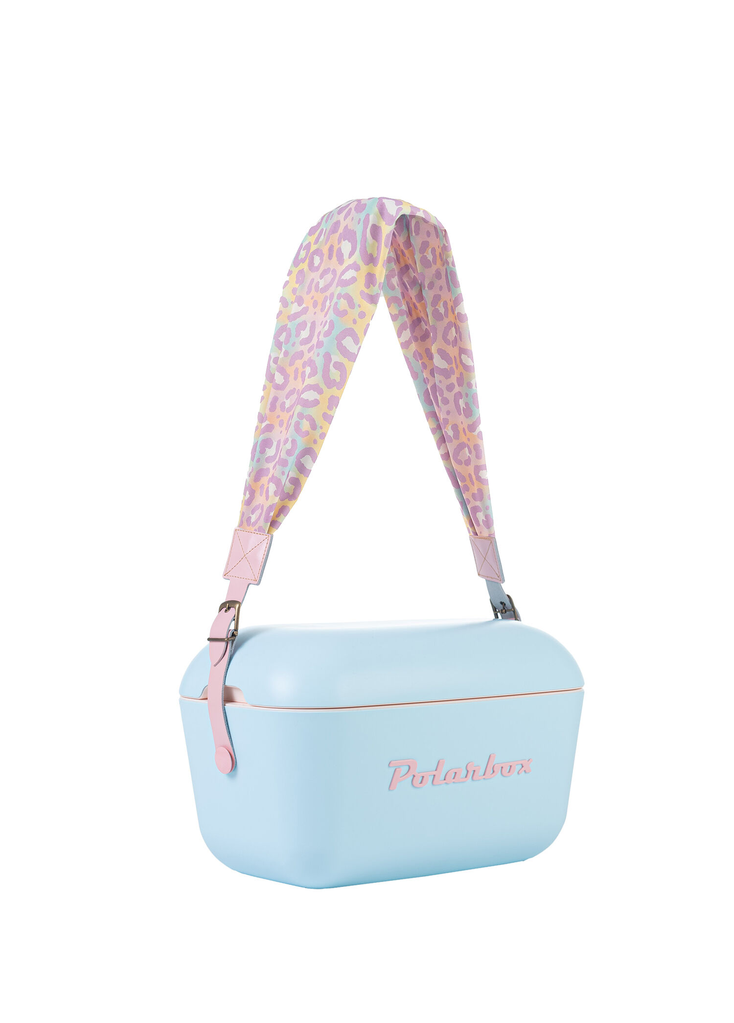 Prinkstyle Animal Pink %100 Pamuk Kayışlı Soğuk Tutucu Buzluk ve Sıcak Tutucu Açık Mavi Pembe Thermo Çanta 12 lt