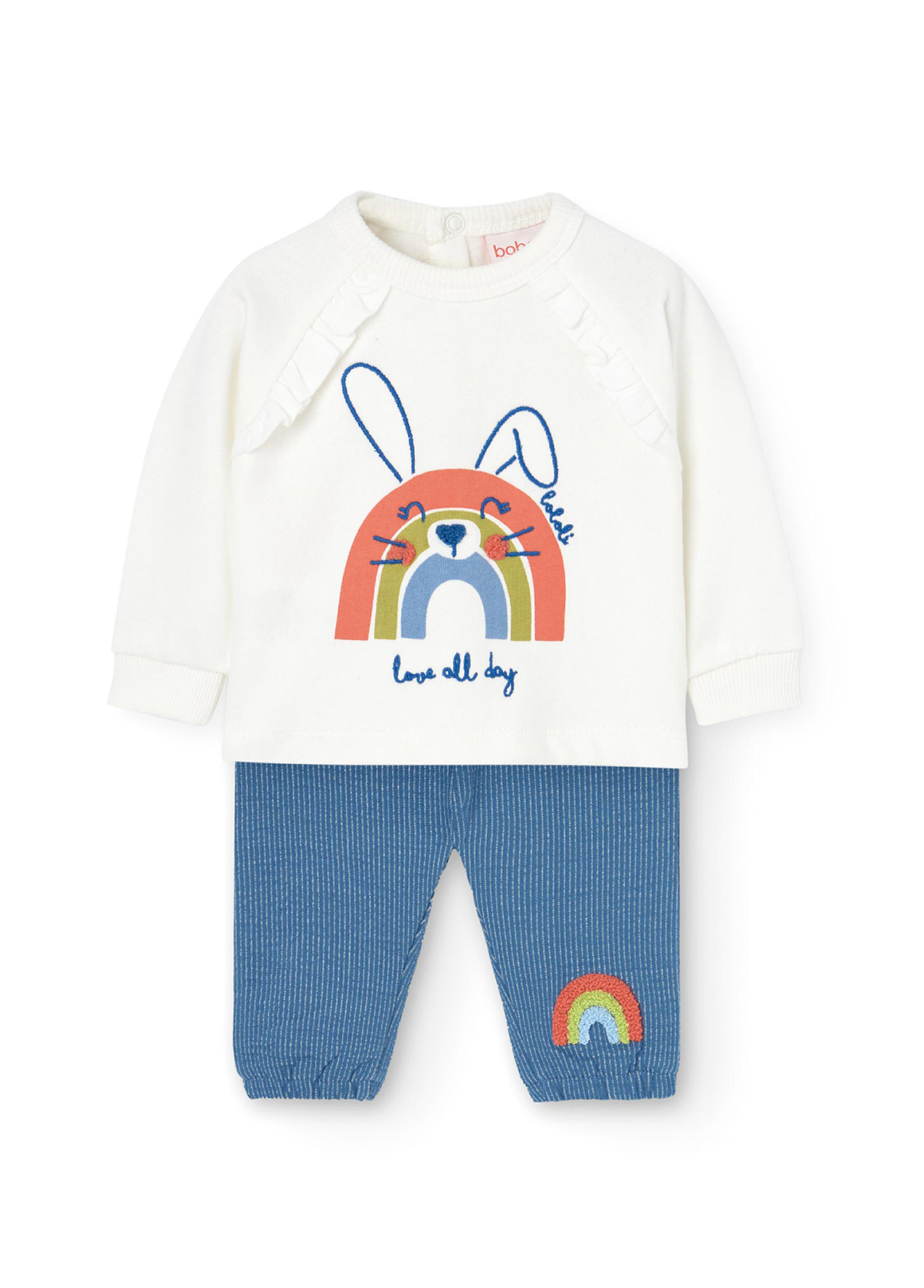 Sweatshirt ve Pantolon Erkek Bebek 2'li Set