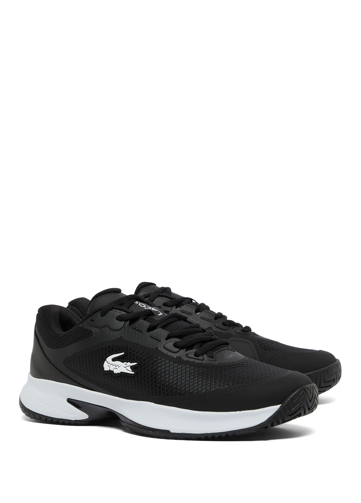 Lacoste Siyah-312 Erkek Tech Point Siyah Fileli Erkek Sneaker