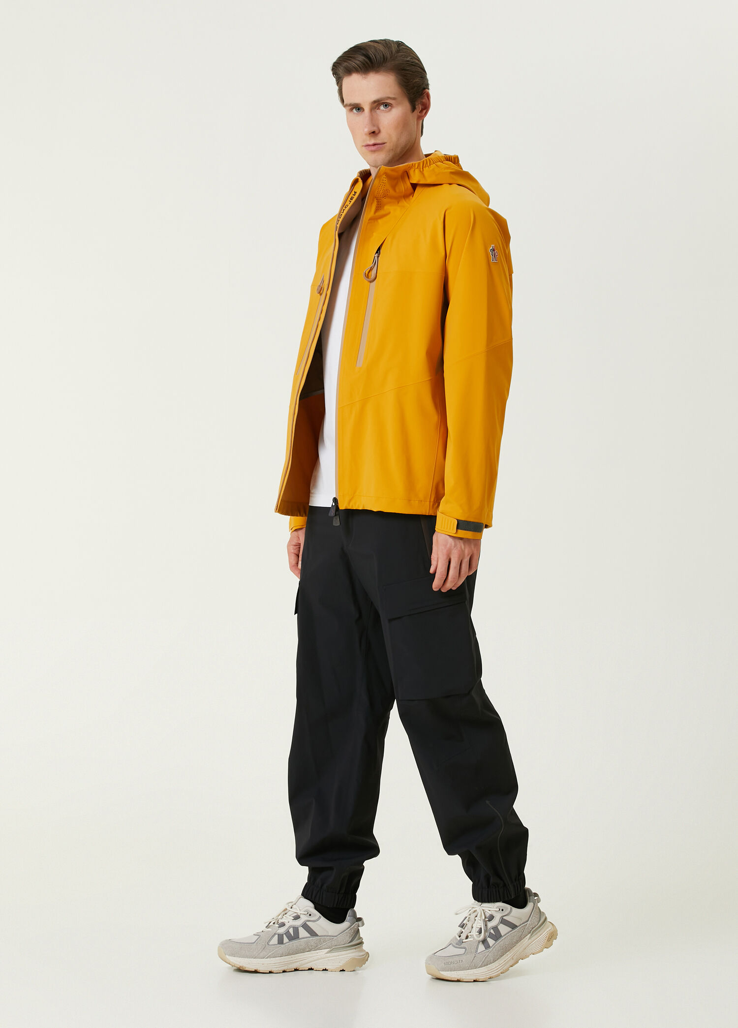 Moncler Grenoble - Sarı Kapüşonlu Mont - Sarı