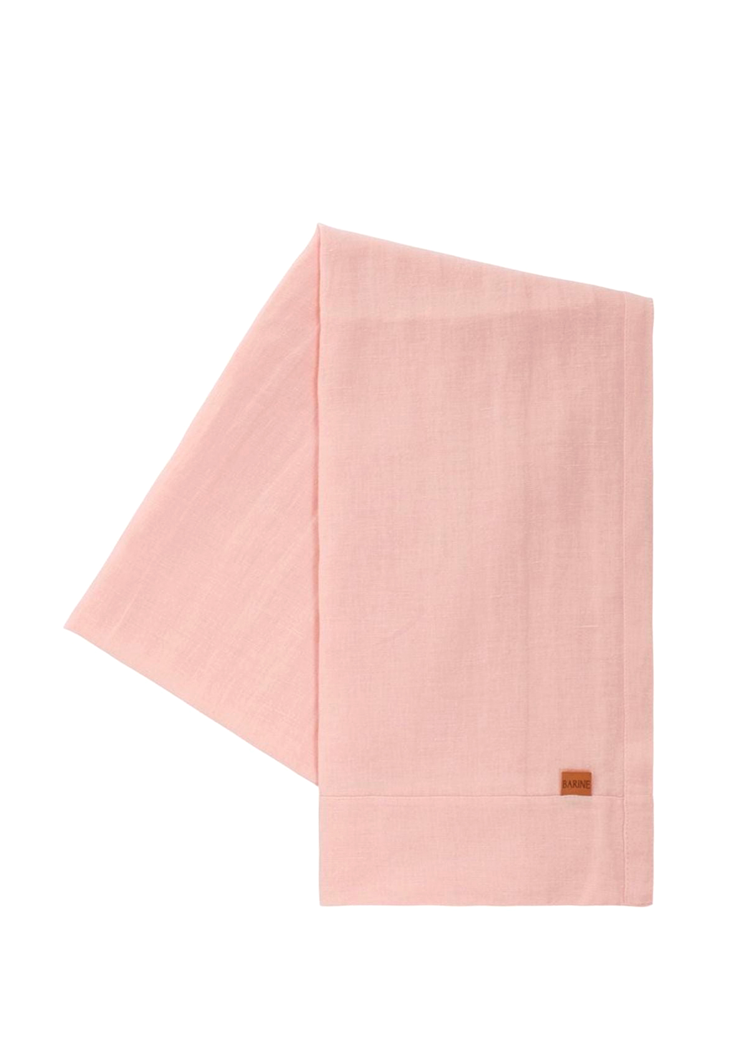 Linen Pembe Keten Runner 45 x 160 cm